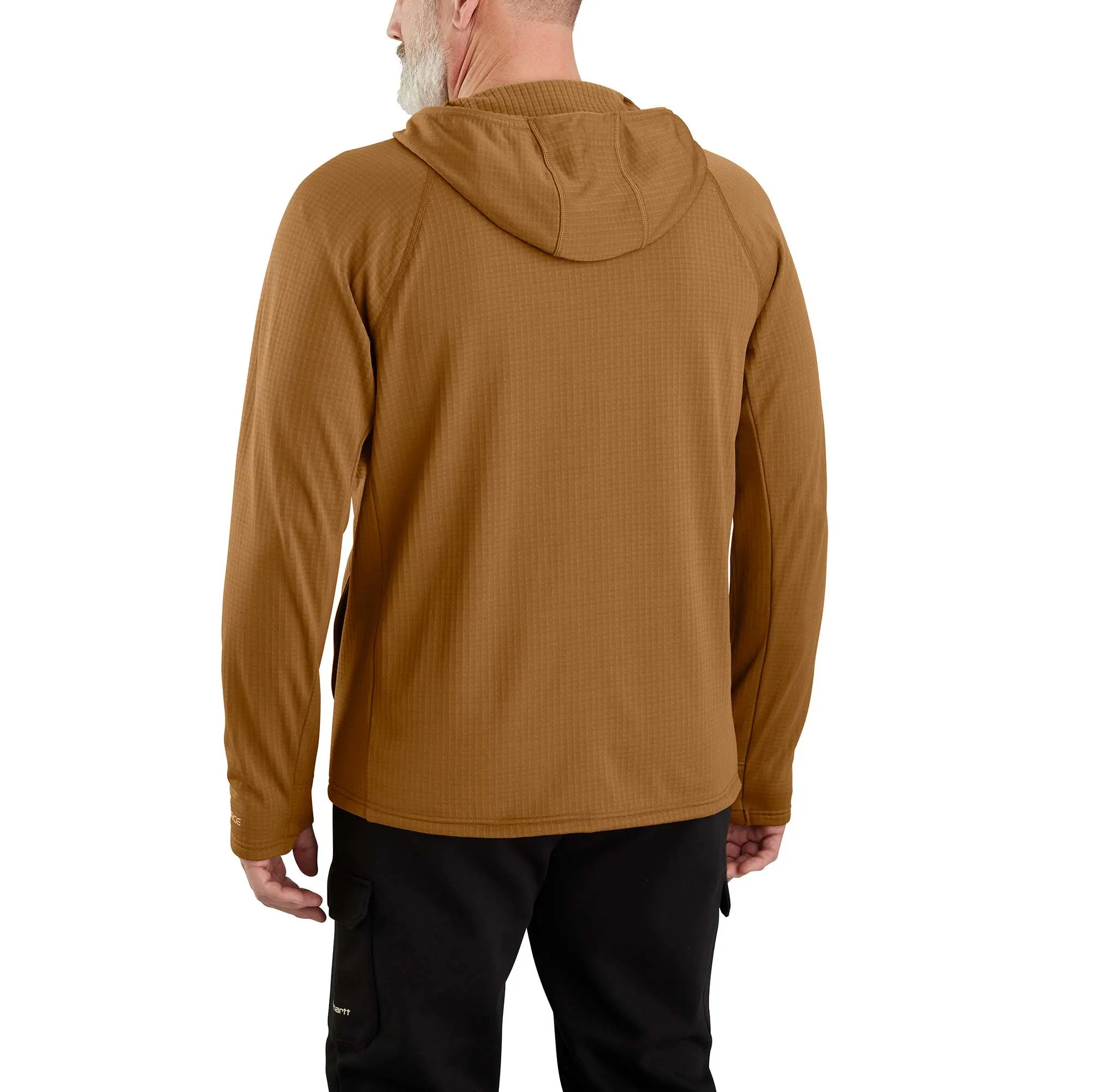 Force Relaxed Fit Full-Zip Long-Sleeve Hooded Shirt