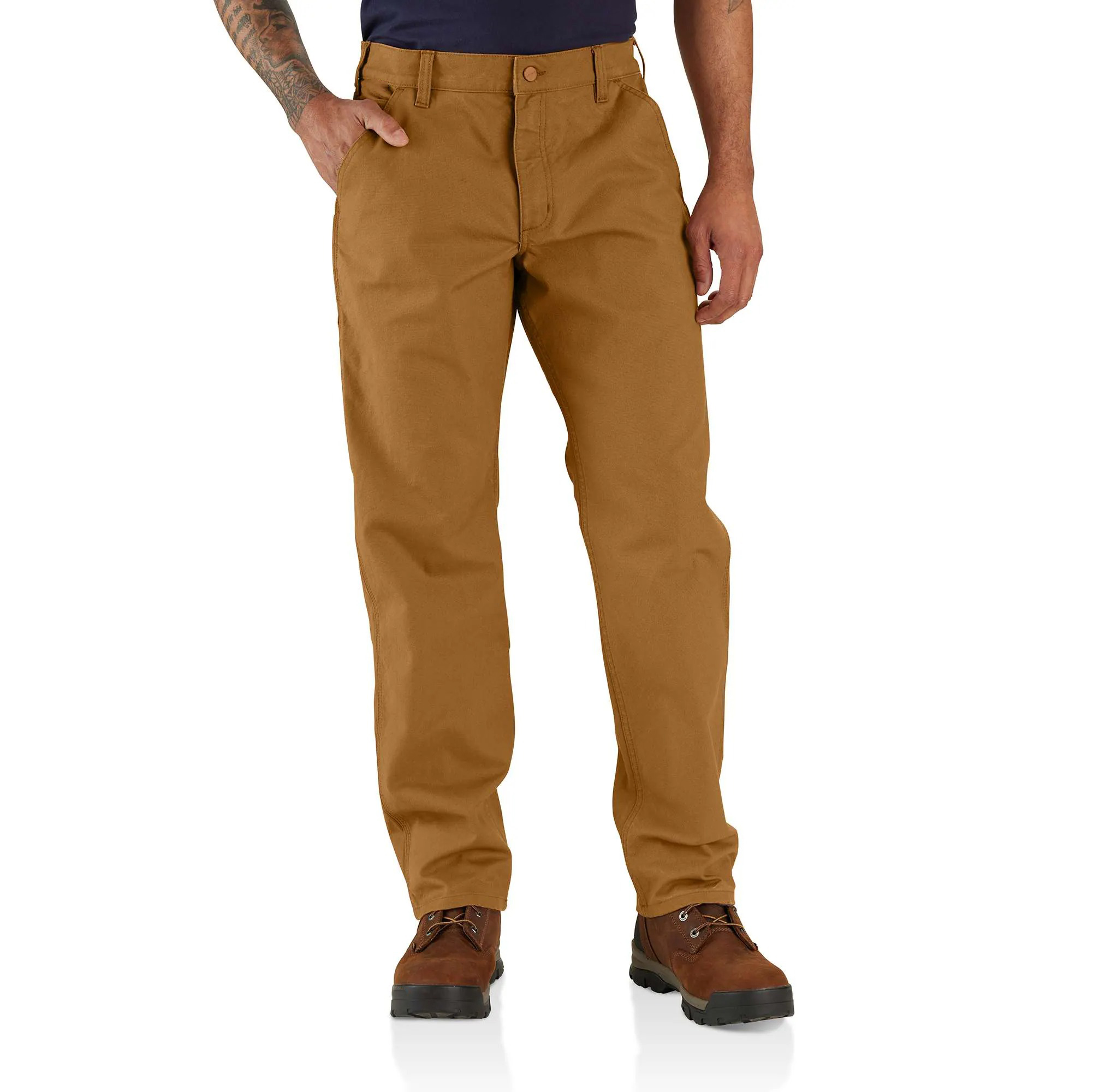 Flame Resistant Rugged Flex Relaxed Fit Duck Utility Work Pant