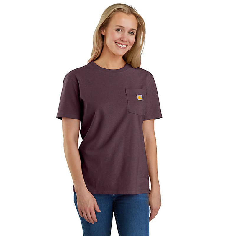 Women's Loose Fit Heavyweight Short-Sleeve Pocket T-Shirt