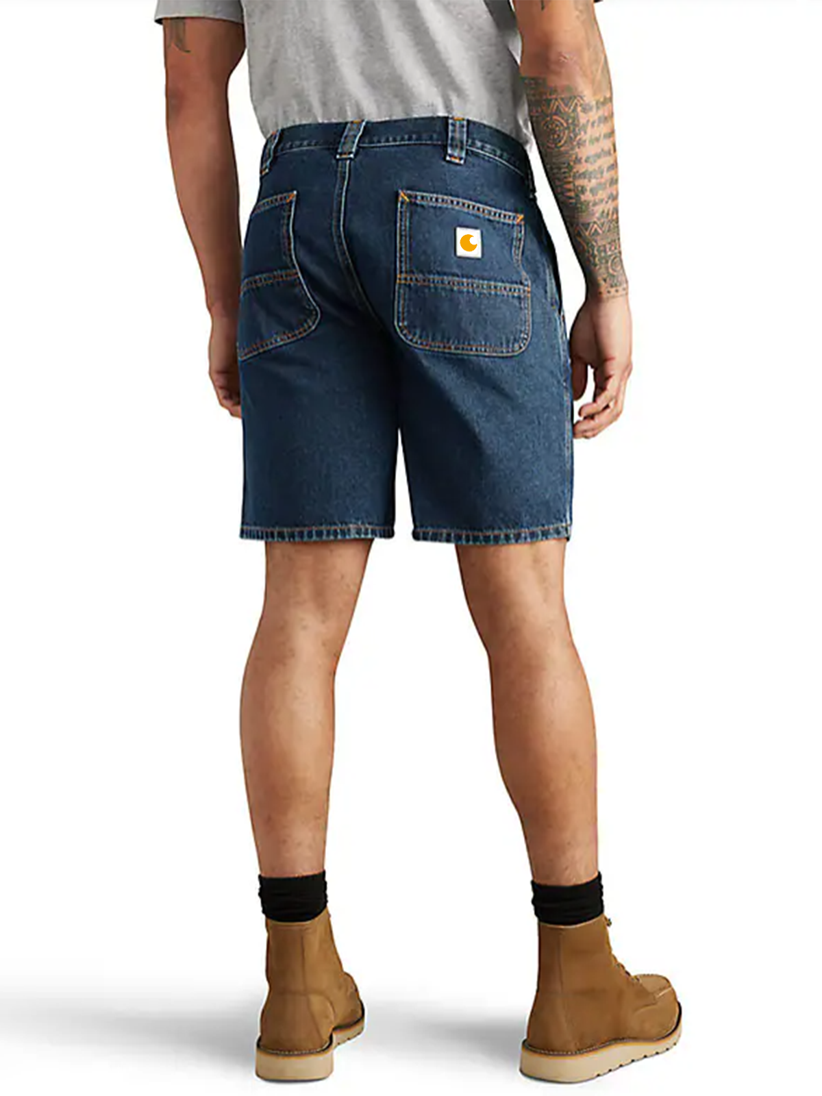 Relaxed Fit Denim Work Short