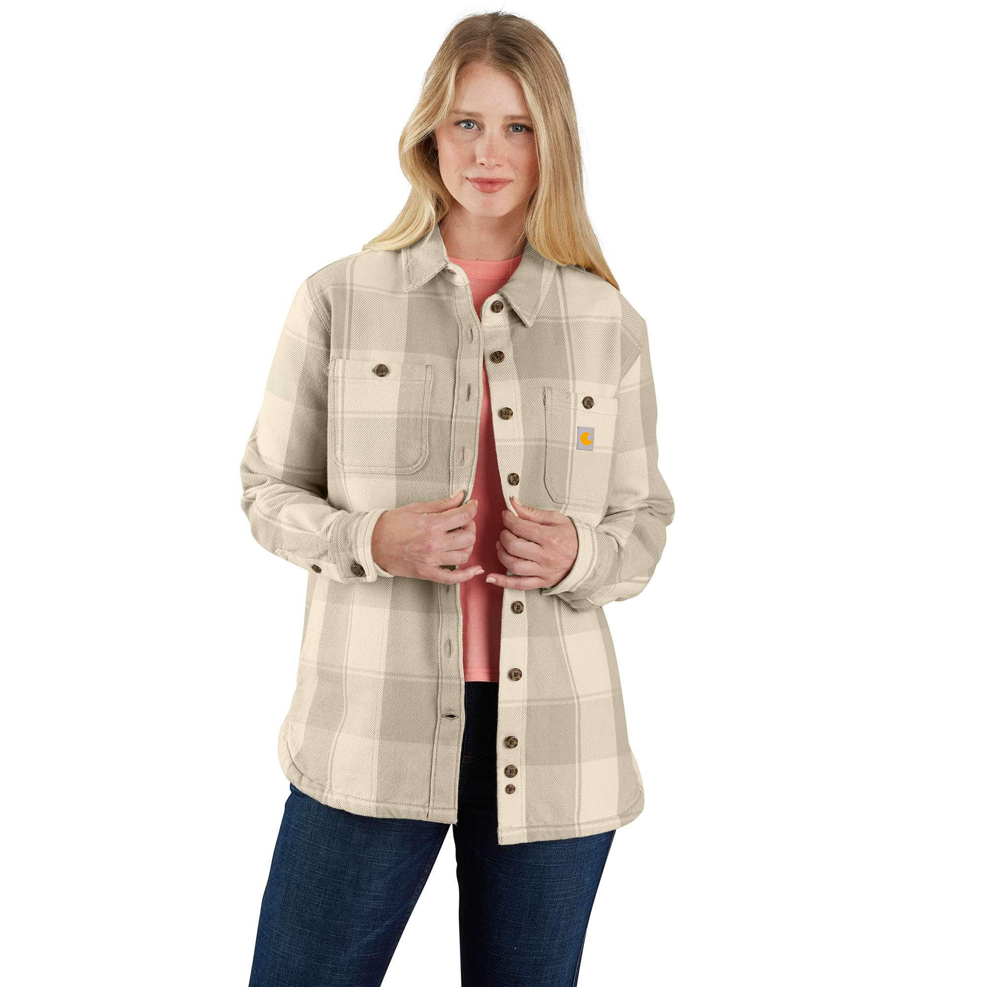 Women's Loose Fit Twill Shirt Jac