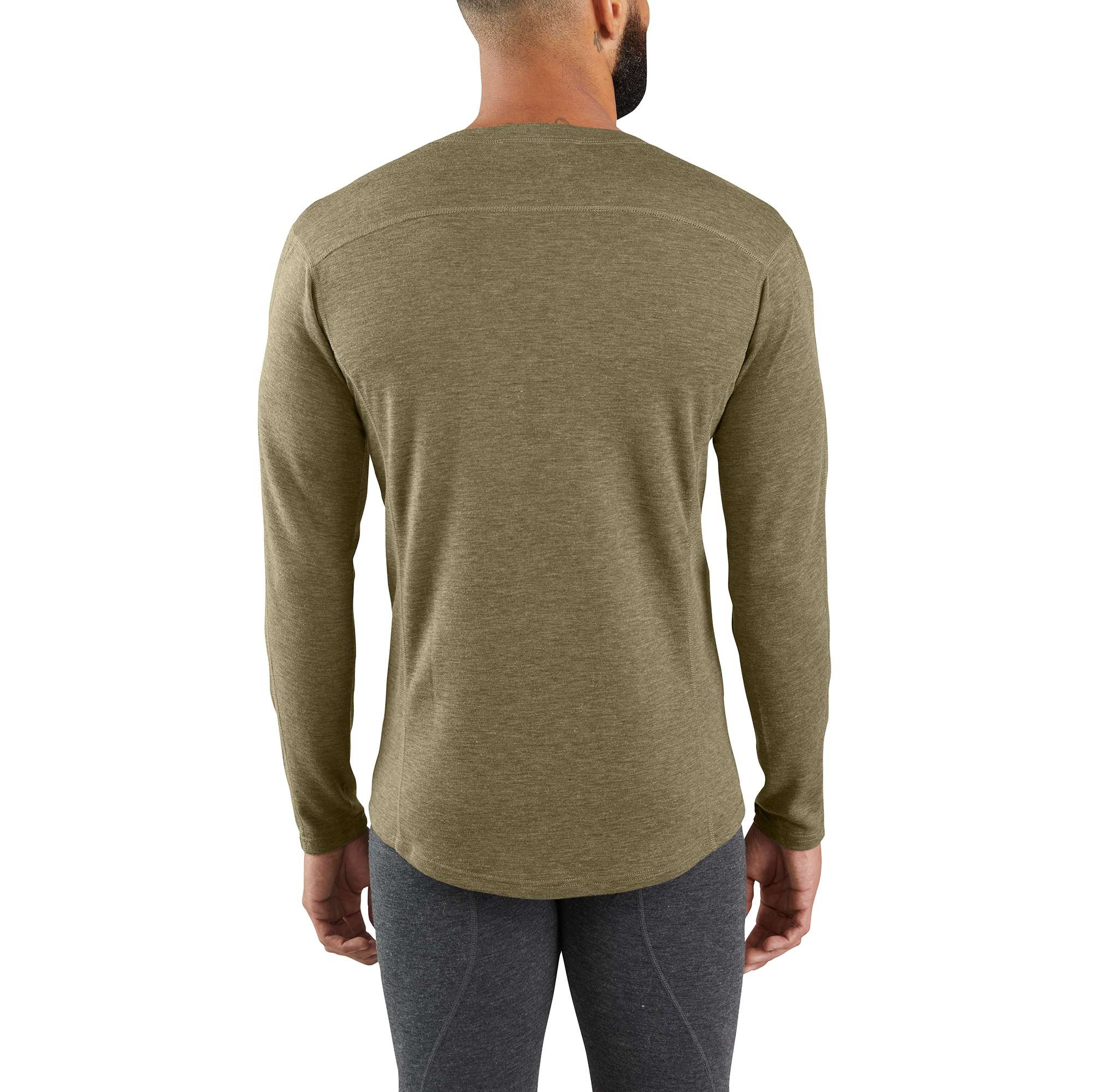 Men's Base Layer Thermal Shirt - Heavyweight - Synthetic-Wool Blend