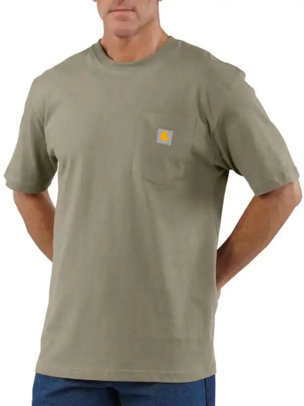 Loose Fit Heavyweight Short-Sleeve Pocket T-Shirt