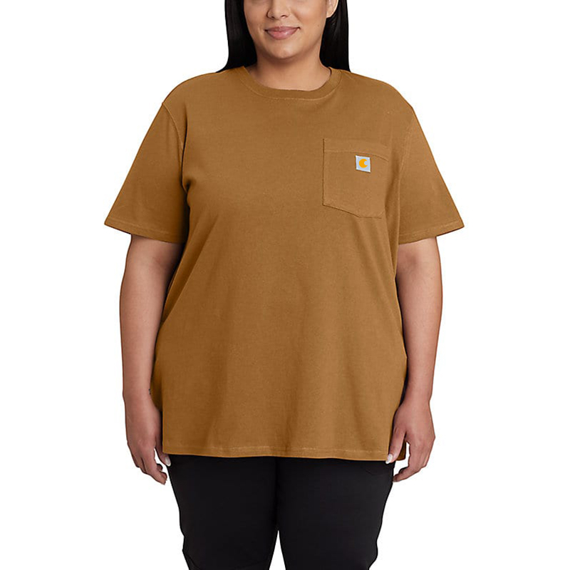 Women's Loose Fit Heavyweight Short-Sleeve Pocket T-Shirt