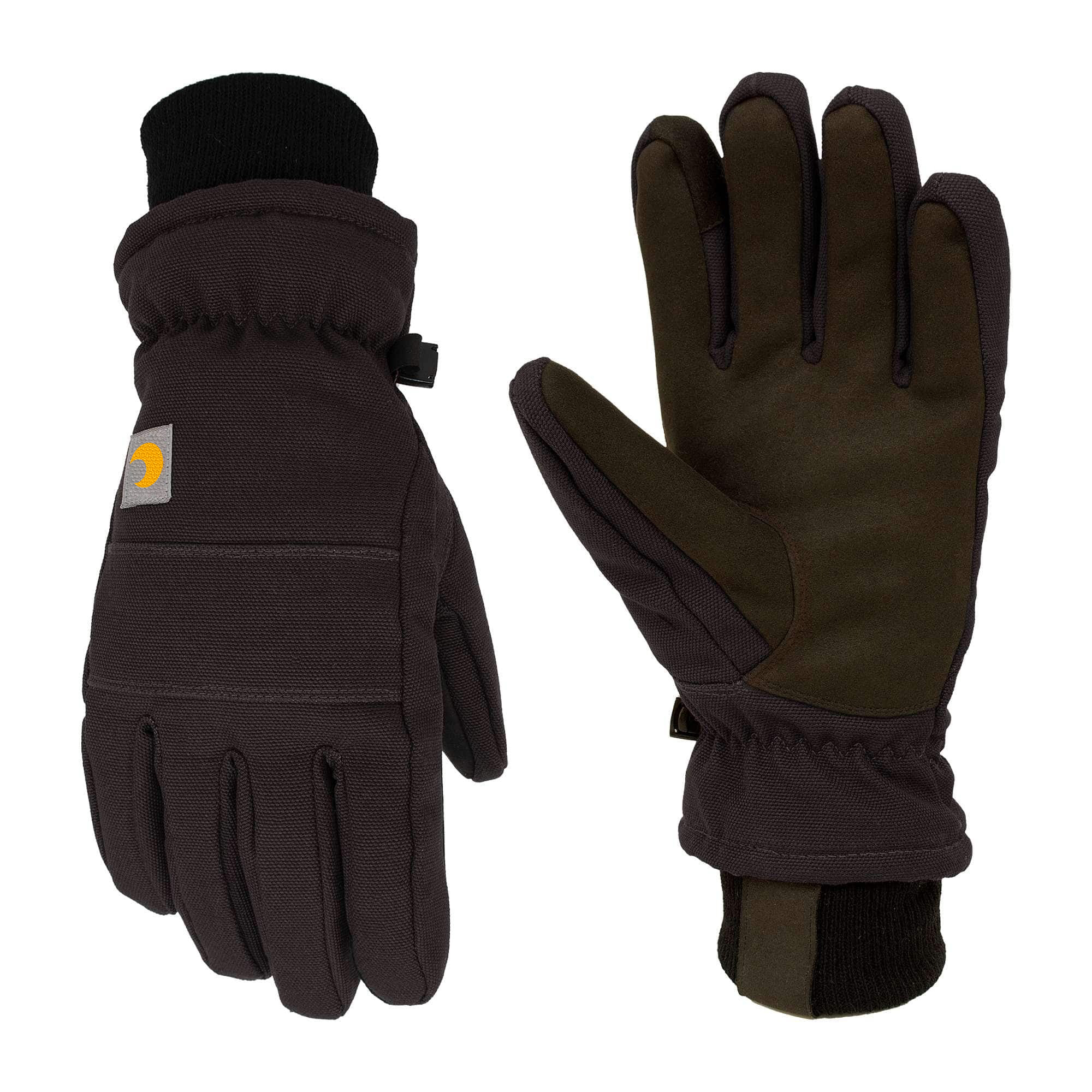 Women's Insulated Duck/Synthetic Leather Knit Cuff Glove