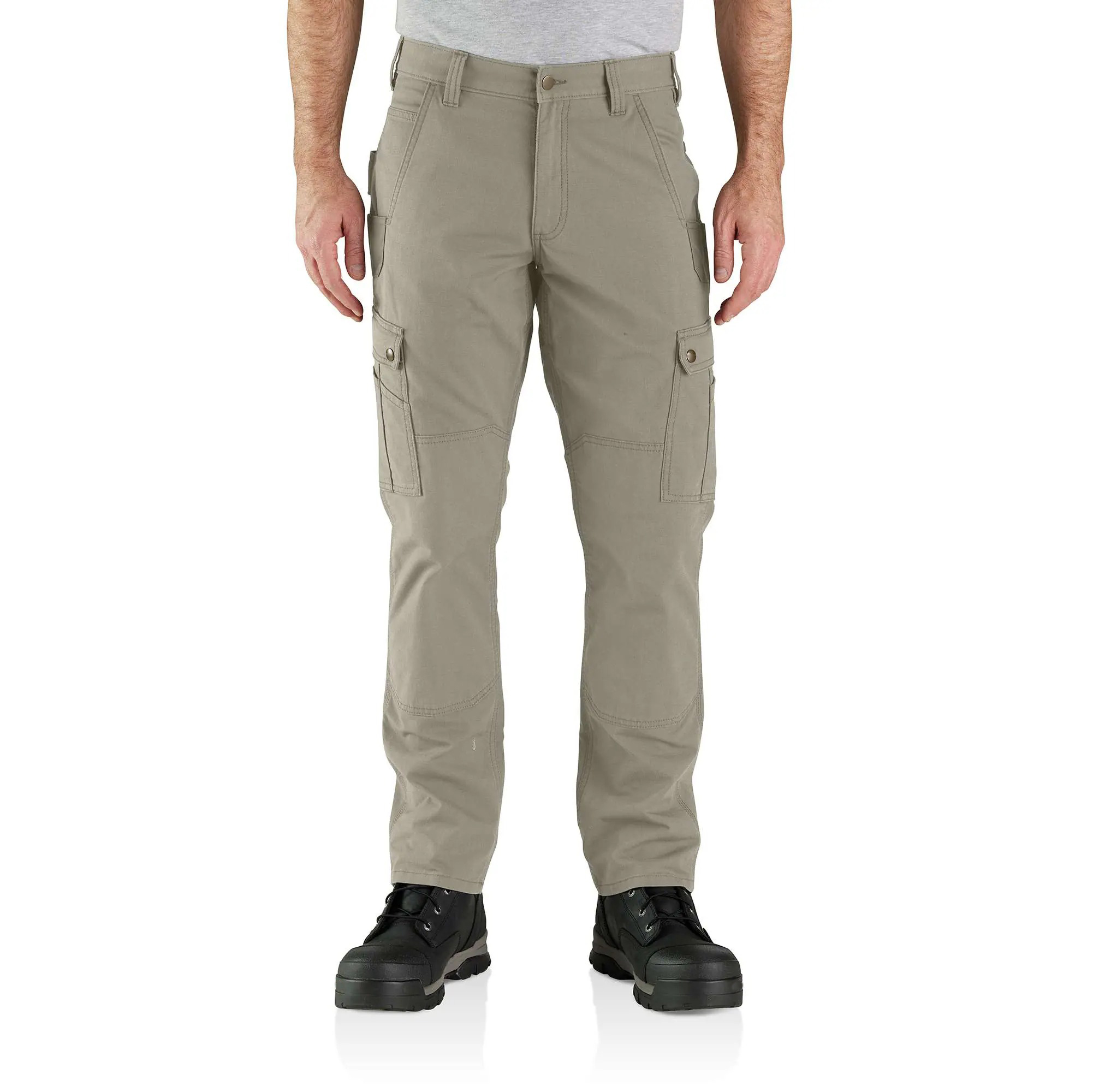 Men's Cargo Work Pant - Relaxed Fit - Rugged Flex - Ripstop