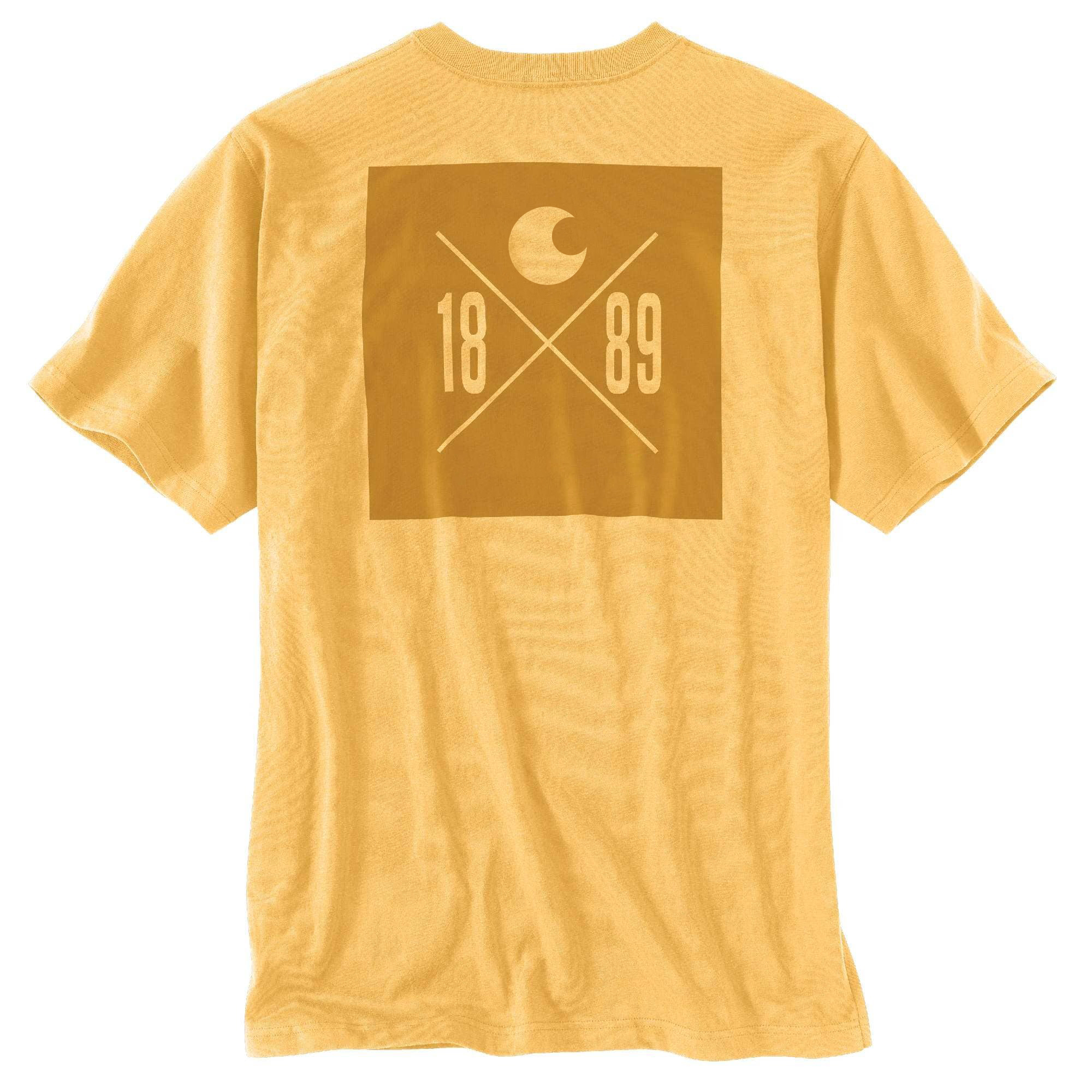 Relaxed Fit Heavyweight Short-Sleeve Pocket 1889 Graphic T-Shirt