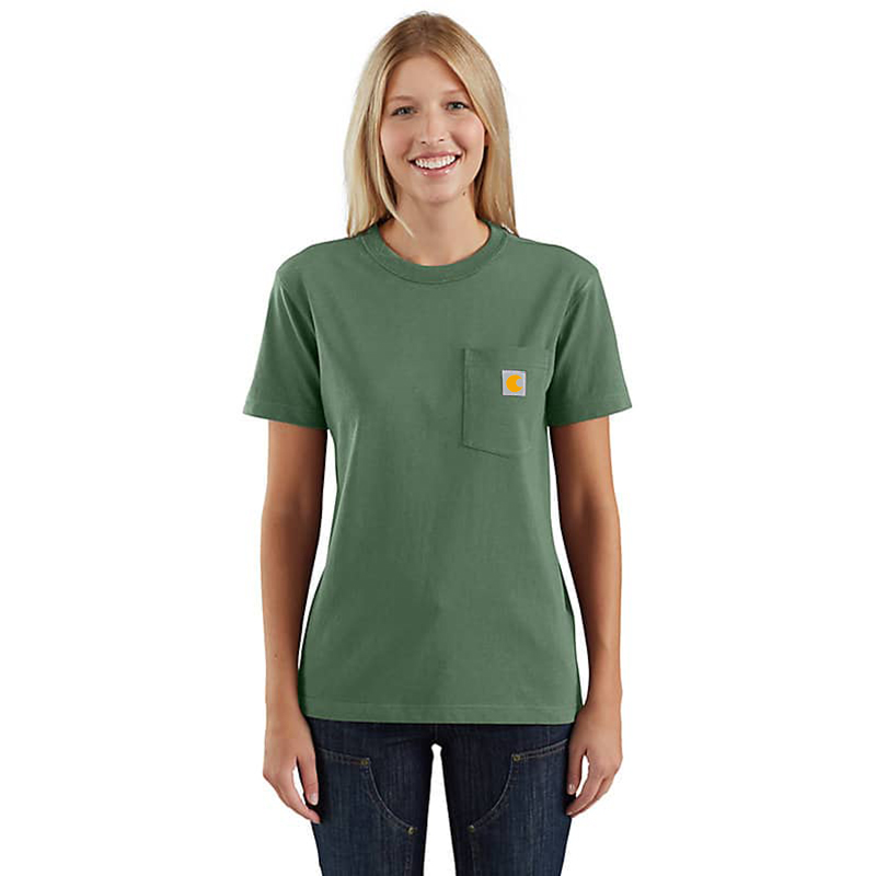 Women's Loose Fit Heavyweight Short-Sleeve Pocket T-Shirt