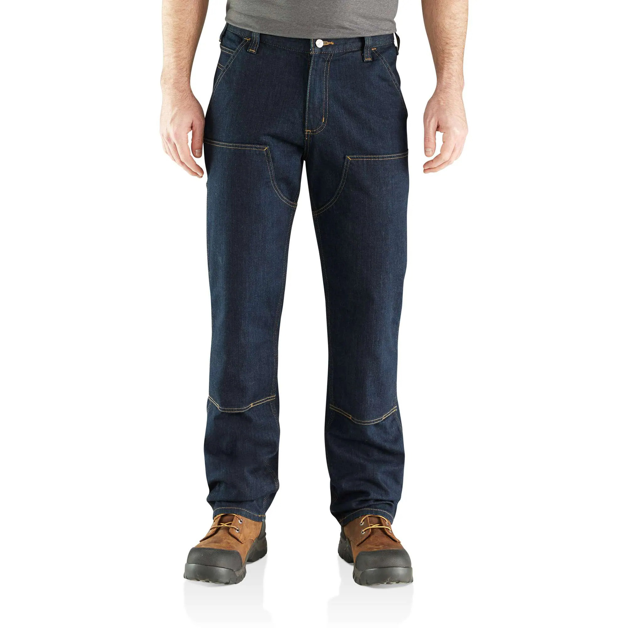 Rugged Flex Relaxed Fit Double-Front Utility Jean