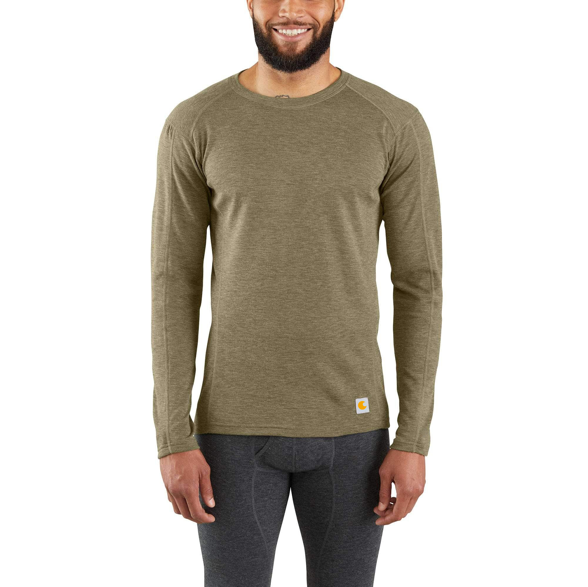 Men's Base Layer Thermal Shirt - Force - Midweight - Poly-Wool
