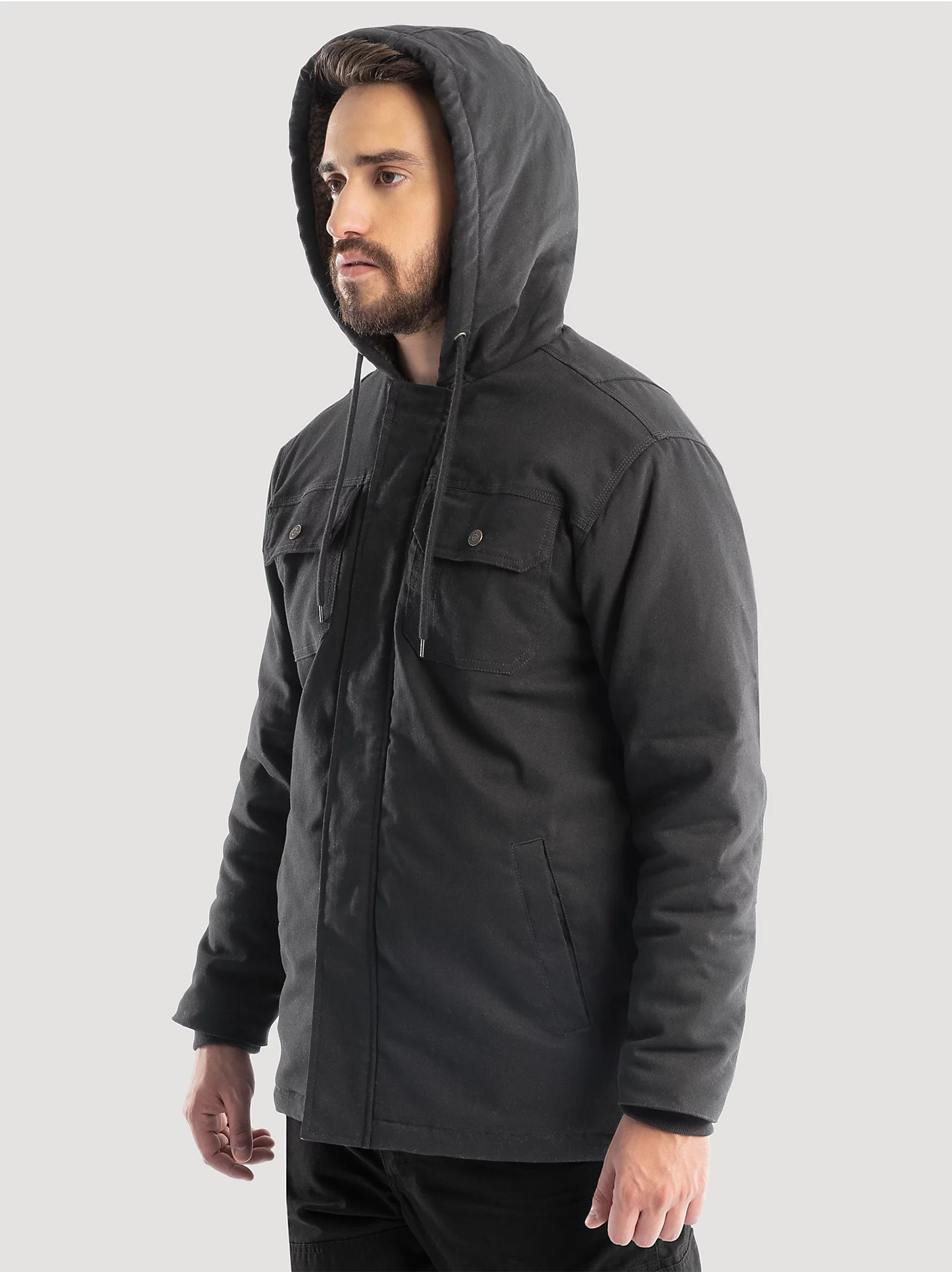 Sherpa Lined Shirt Jacket