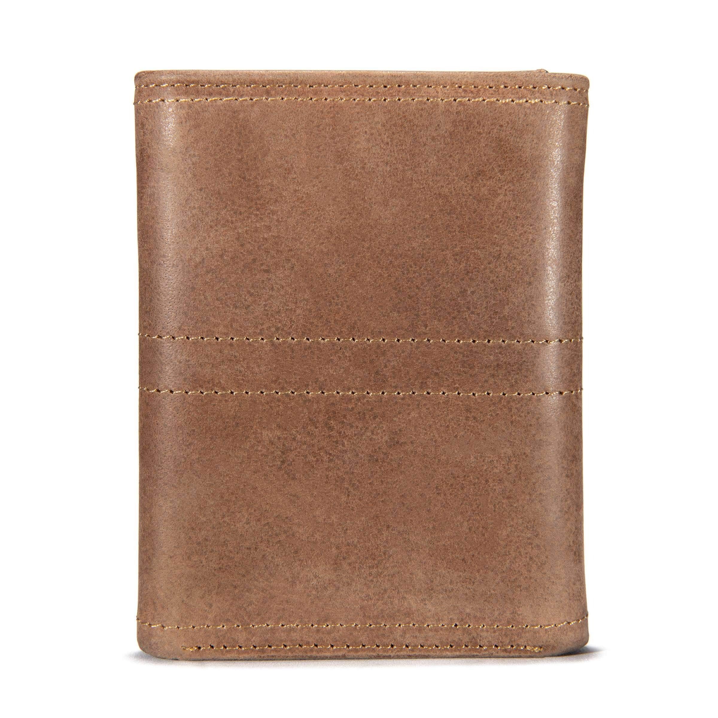 Saddle Leather Trifold Wallet