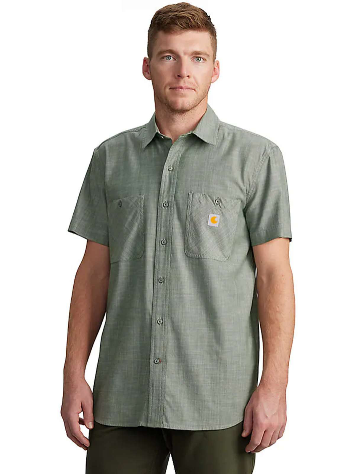 Rugged Flex Relaxed Fit Lightweight Short-Sleeve Plaid Shirt