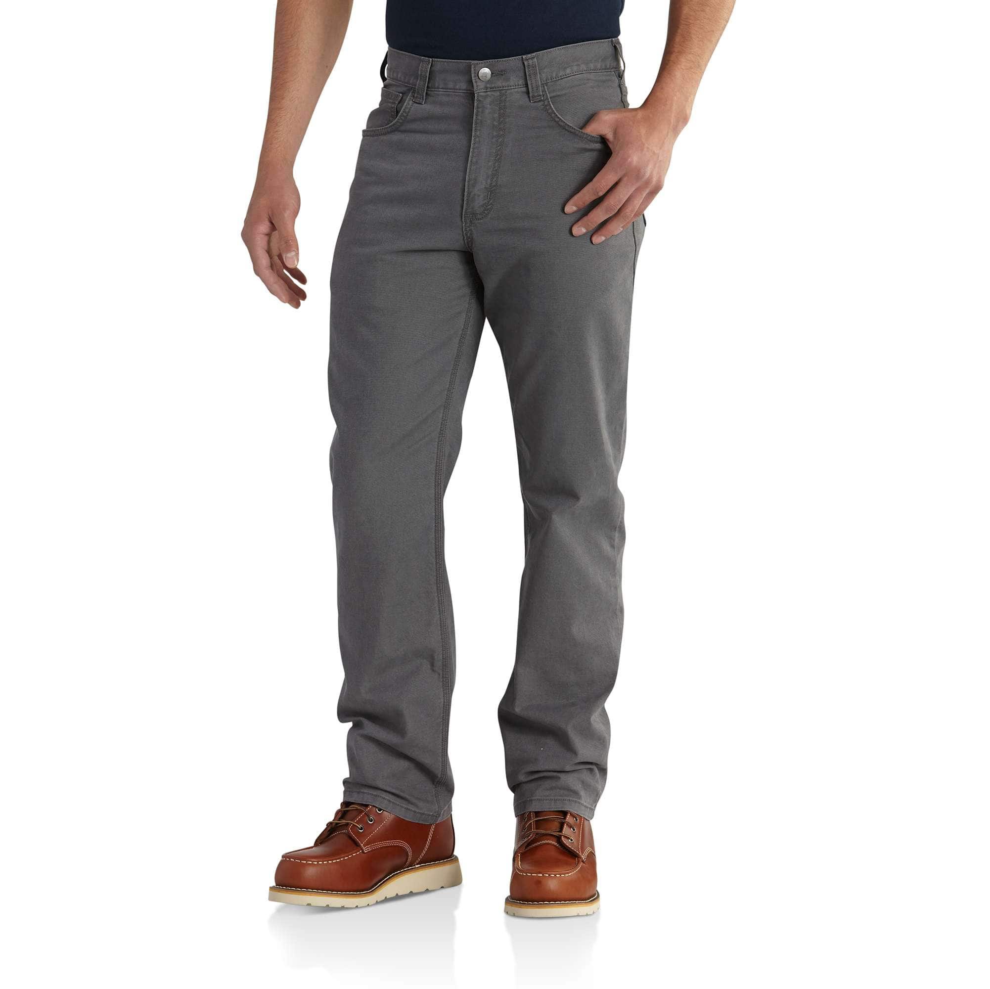 Men's 5-Pocket Pant - Relaxed Fit - Rugged Flex - Canvas