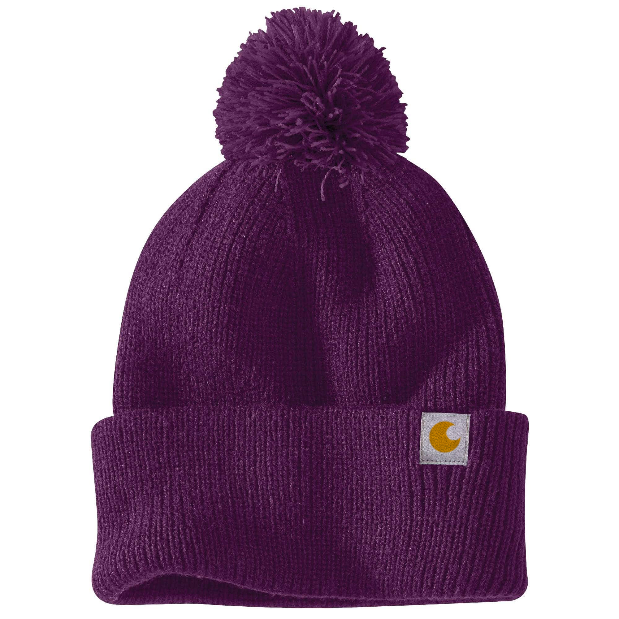Women's Knit Pom-Pom Cuffed Beanie