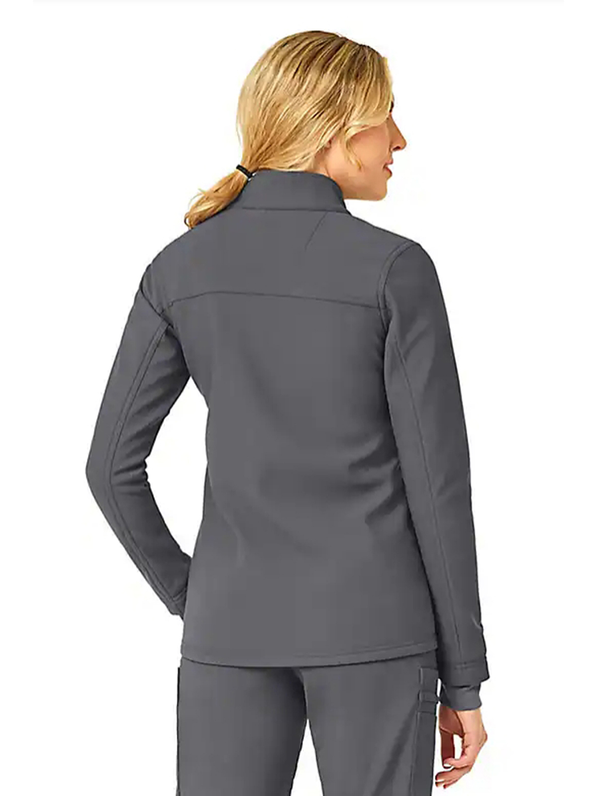 Women's Rugged Flex Peak Bonded Fleece Scrub Jacket