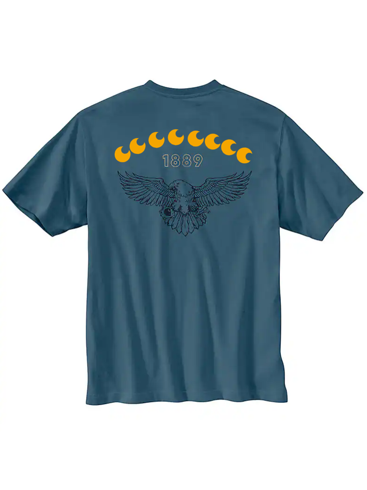Relaxed Fit Lightweight Short-Sleeve Eagle Graphic T-Shirt
