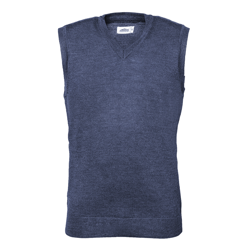 Fine Gauge V-Neck Sleeveless Jersey