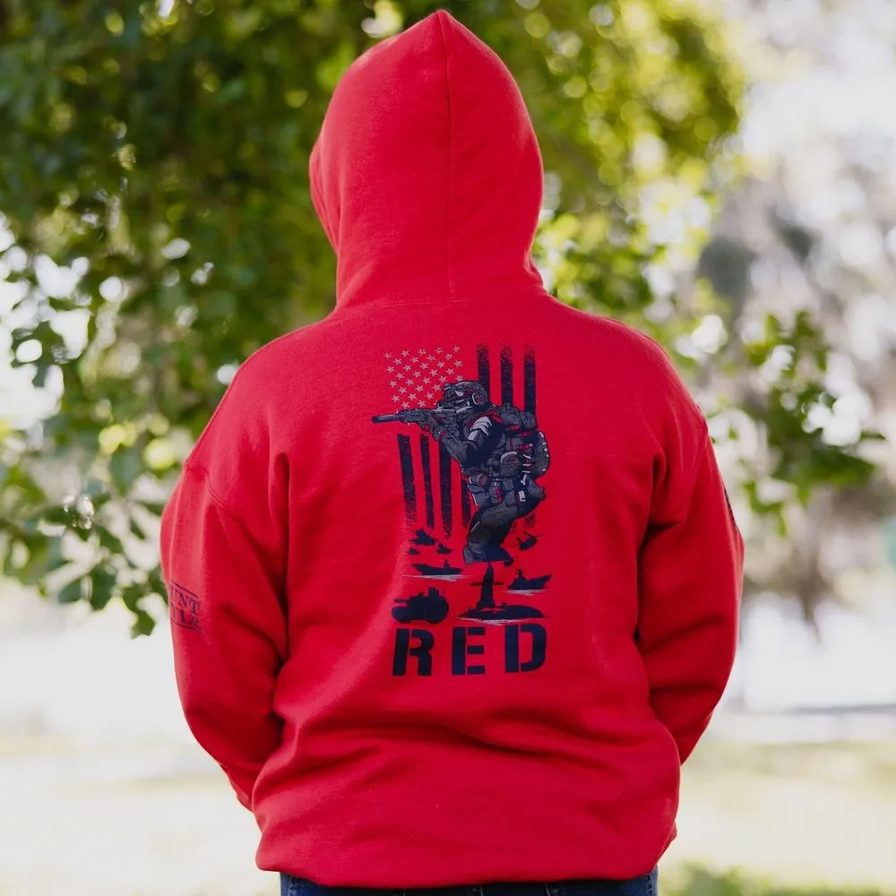 Youth RED Friday Hoodie - Red
