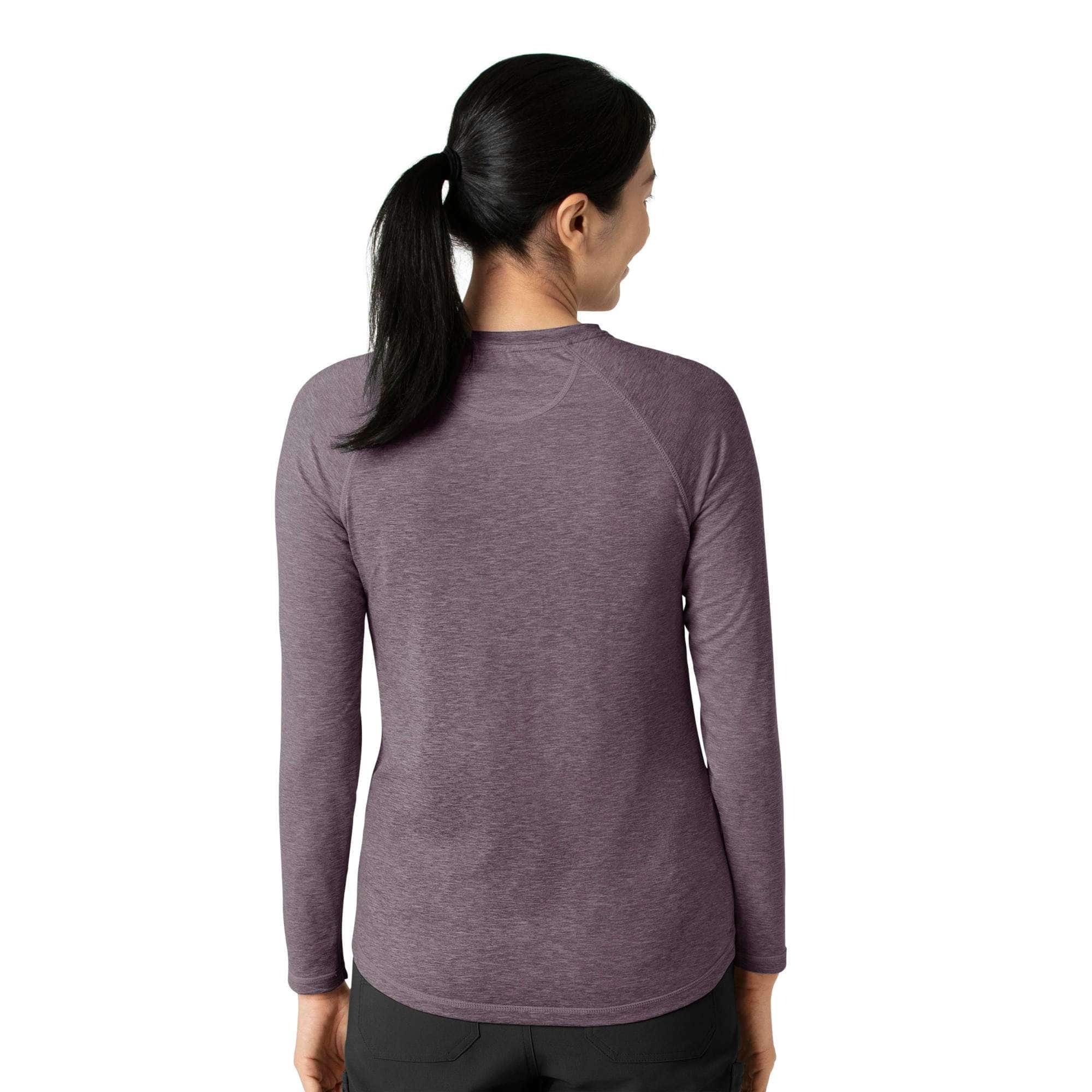 Women's Force Sub-Scrubs Heathered Performance Long Sleeve Tee