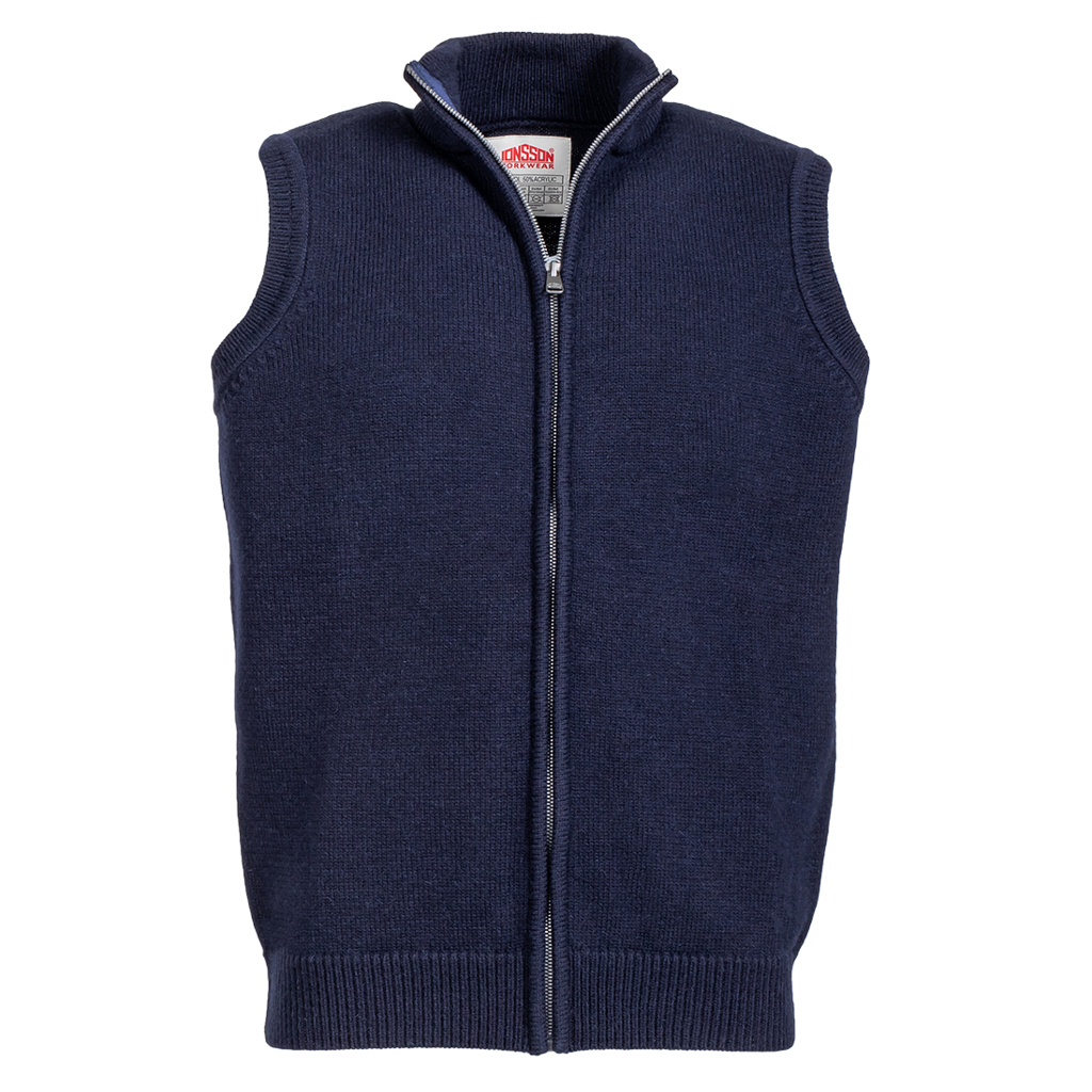 Men's Full Zip Sleeveless Jersey