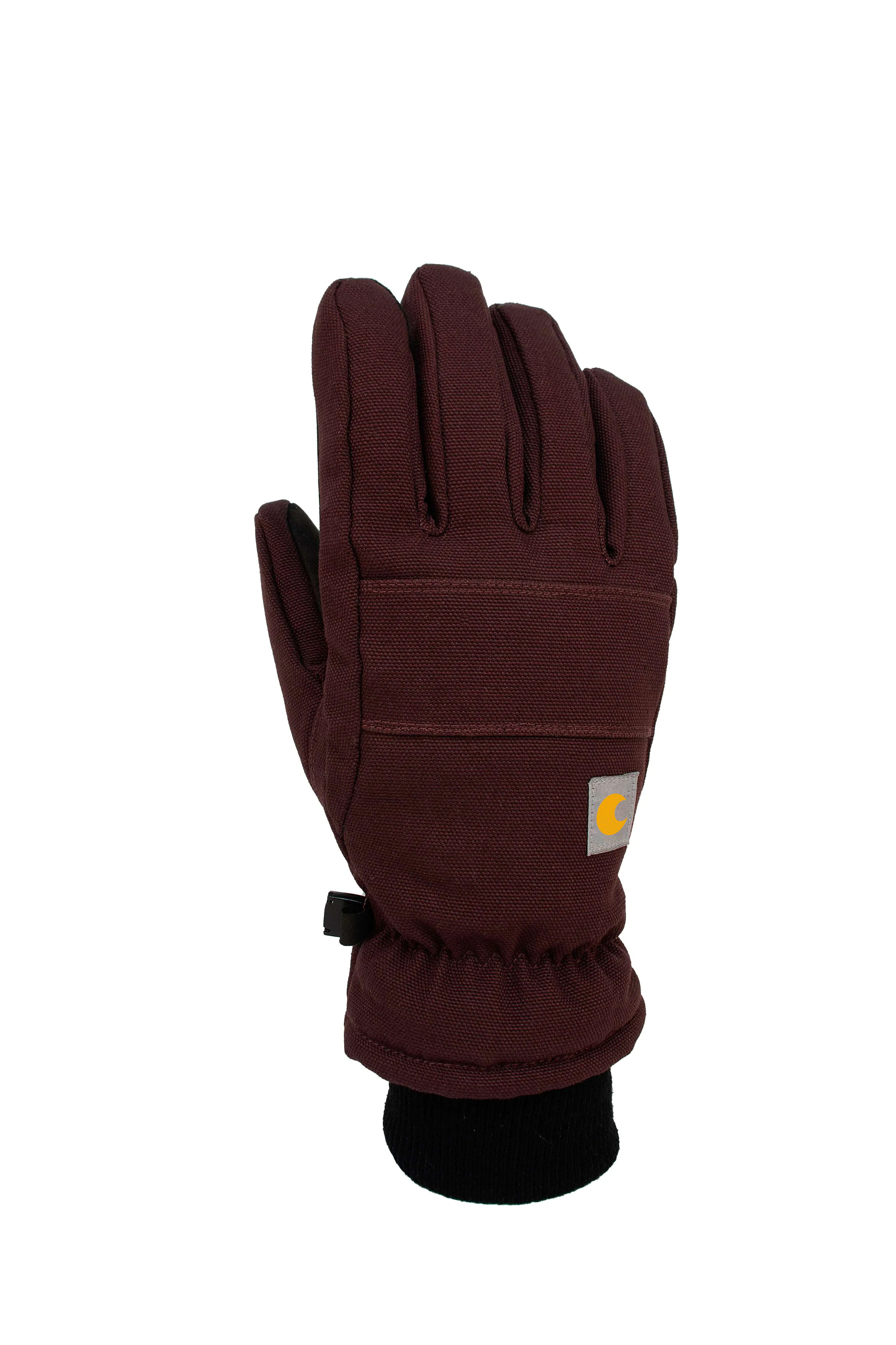 Women's Insulated Duck/Synthetic Leather Knit Cuff Glove