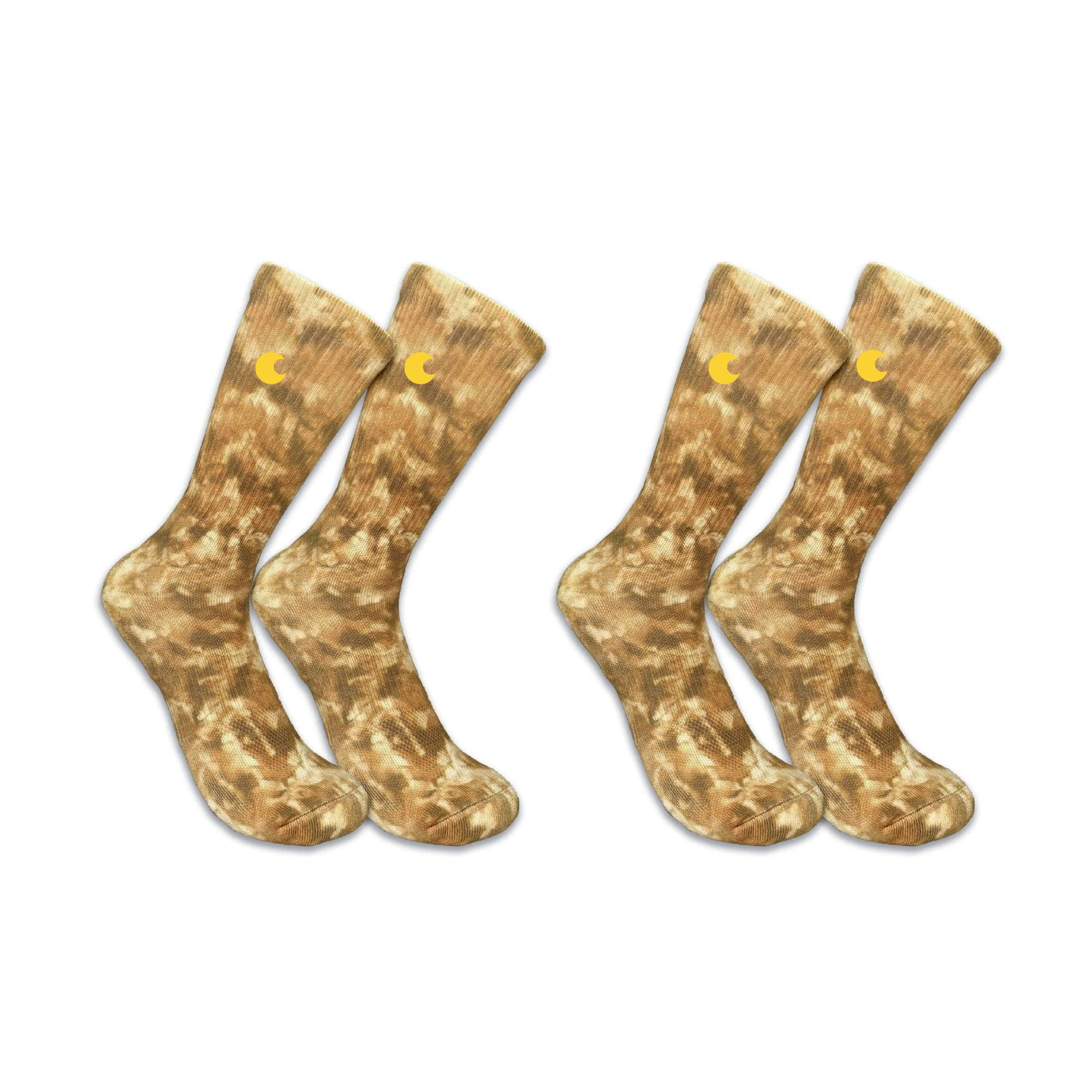 Midweight Tie-Dye Crew Sock 2-Pack