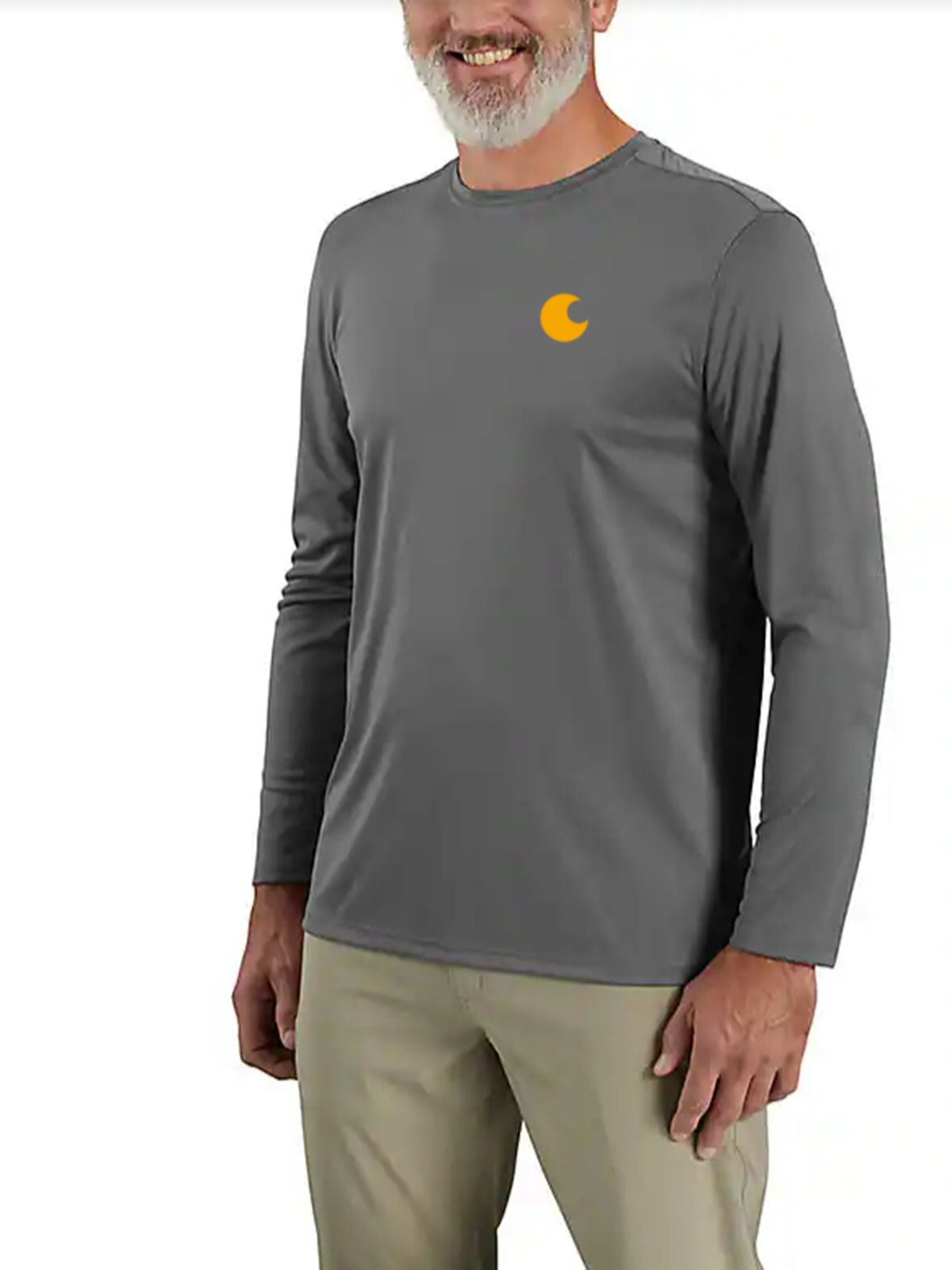 Force Sun Defender Lightweight Long-Sleeve Logo Graphic T-Shirt