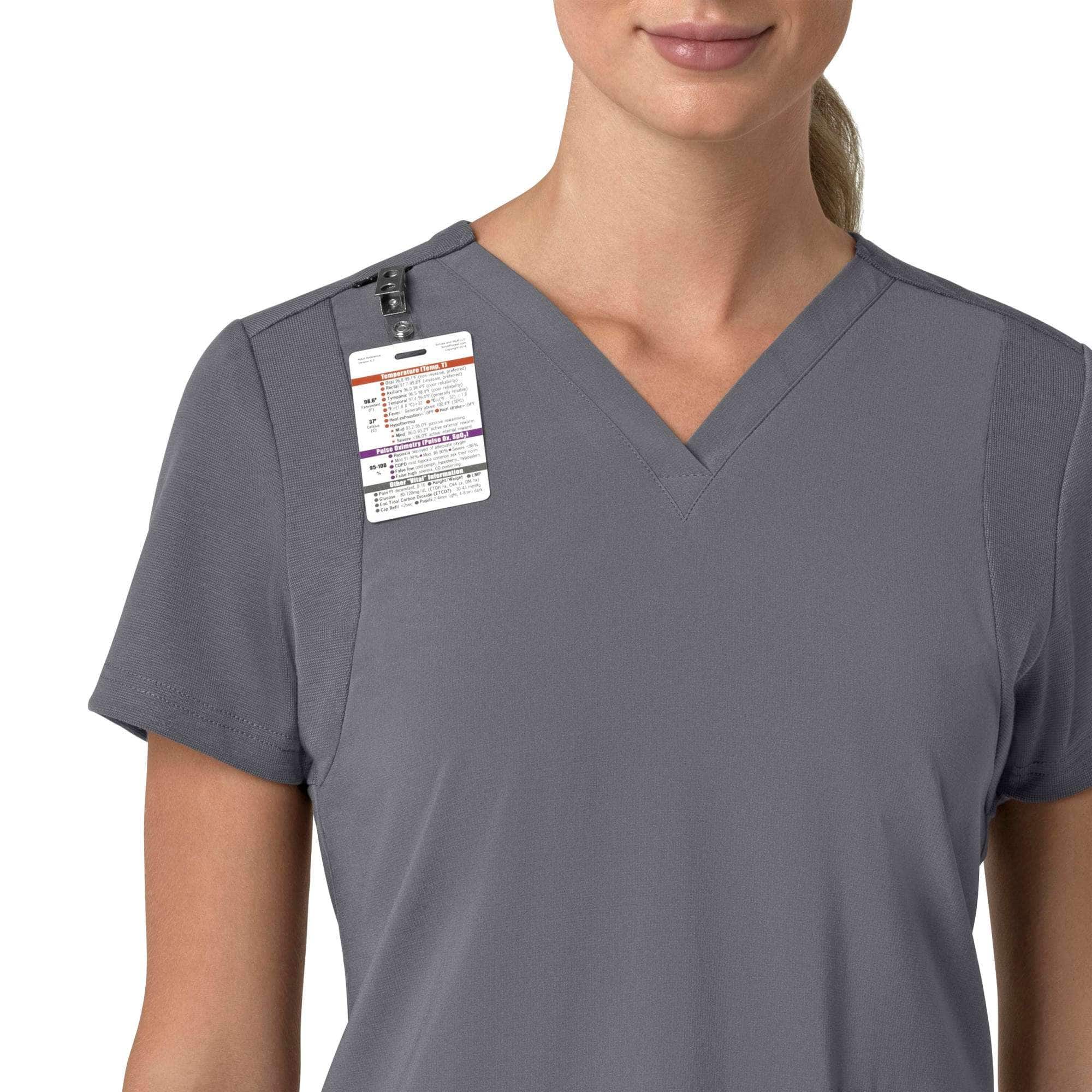 Women's Force Cross-Flex Flex Panel V-Neck Scrub Top