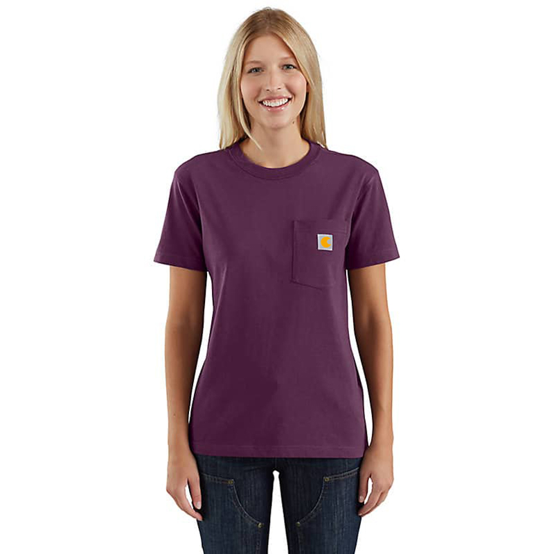 Women's Loose Fit Heavyweight Short-Sleeve Pocket T-Shirt