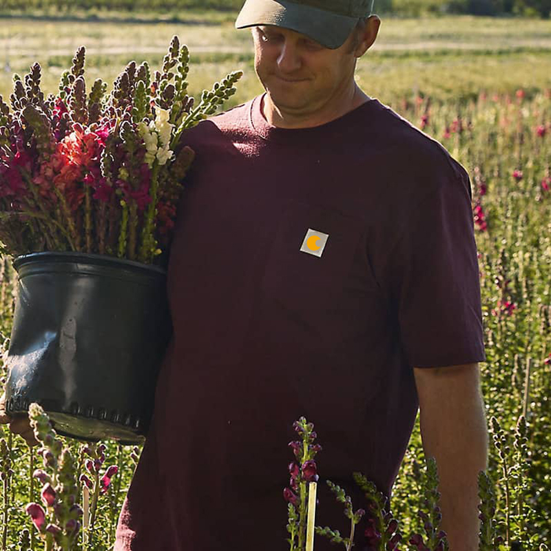 Loose Fit Heavyweight Short-Sleeve Pocket T-Shirt