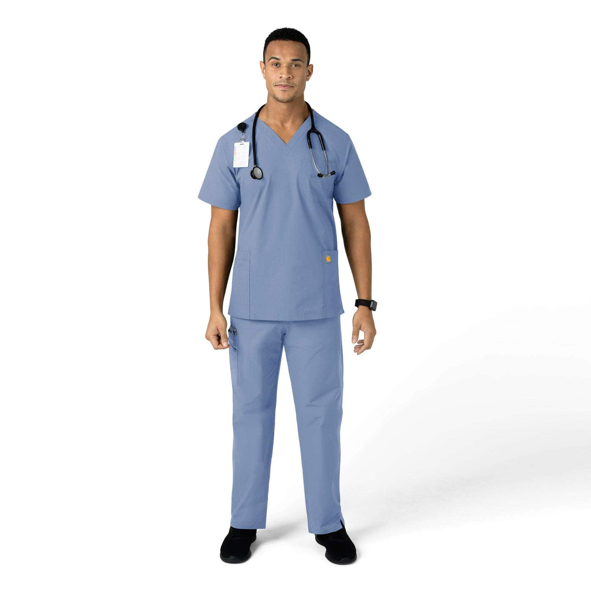 Unisex Force Essentials Elastic Waist Cargo Scrub Pant