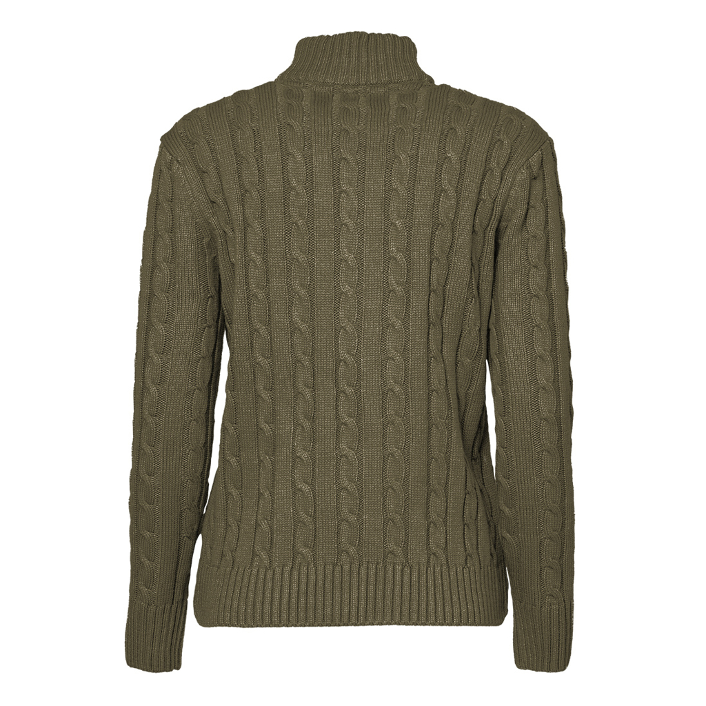 Women's Cable Knit Button Up Jersey