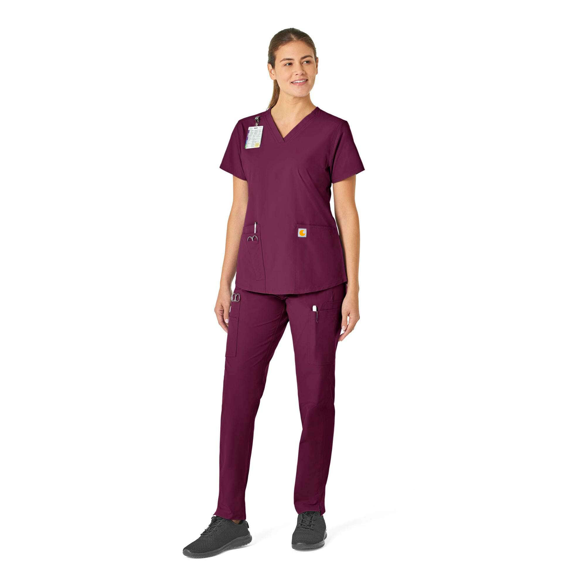 Women's Force Essentials V-Neck Scrub Top