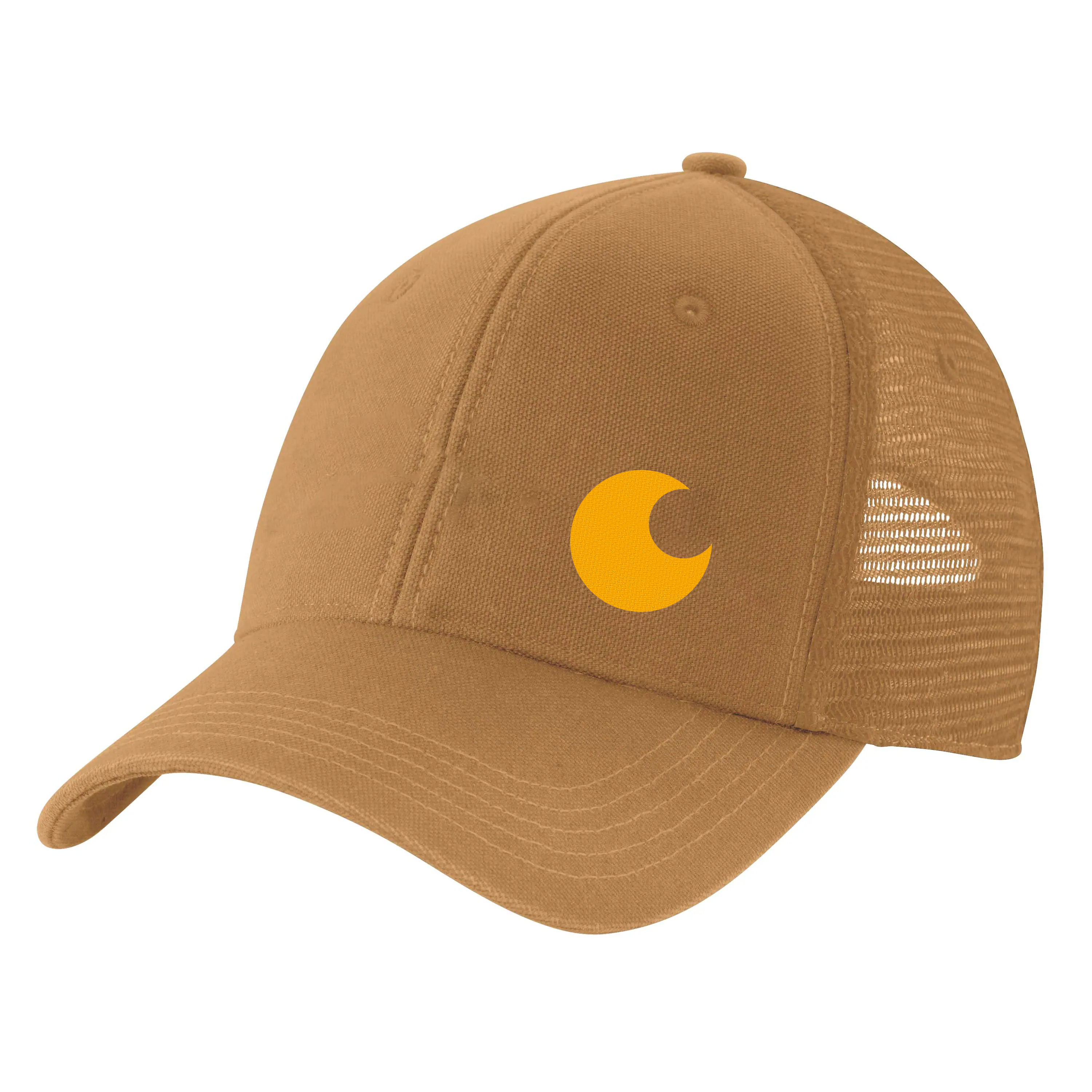 Canvas Mesh-Back Logo Graphic Cap
