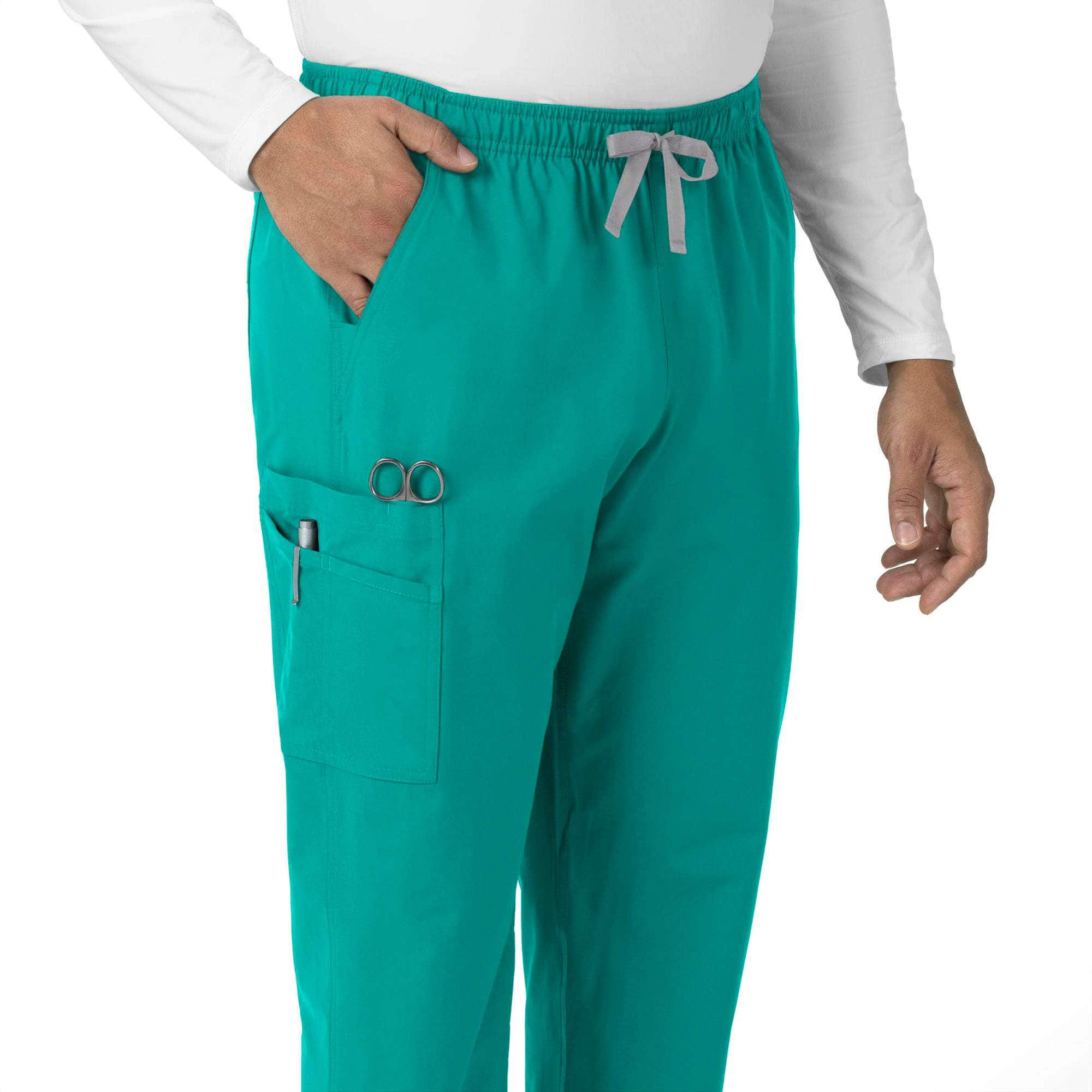 Unisex Force Essentials Elastic Waist Cargo Scrub Pant