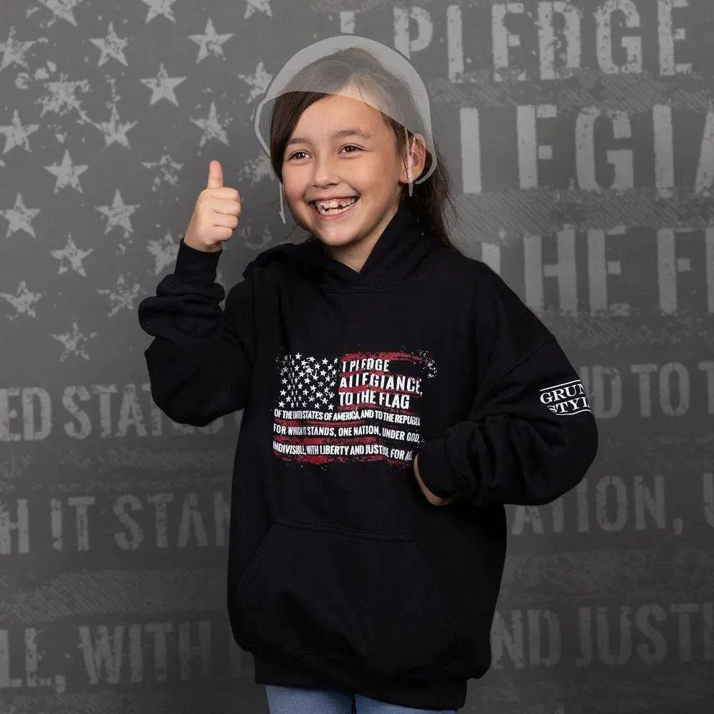 Youth Pledge Hoodie - Black