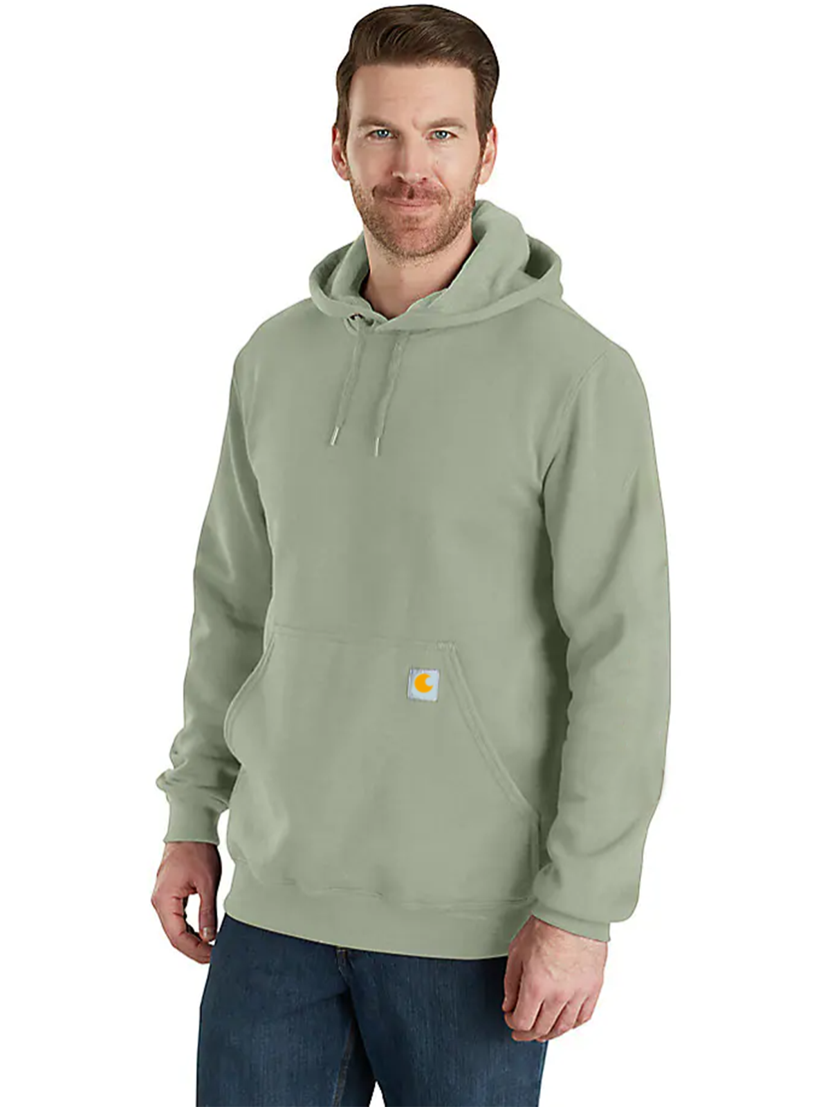 Loose Fit Midweight Logo Sleeve Graphic Hoodie