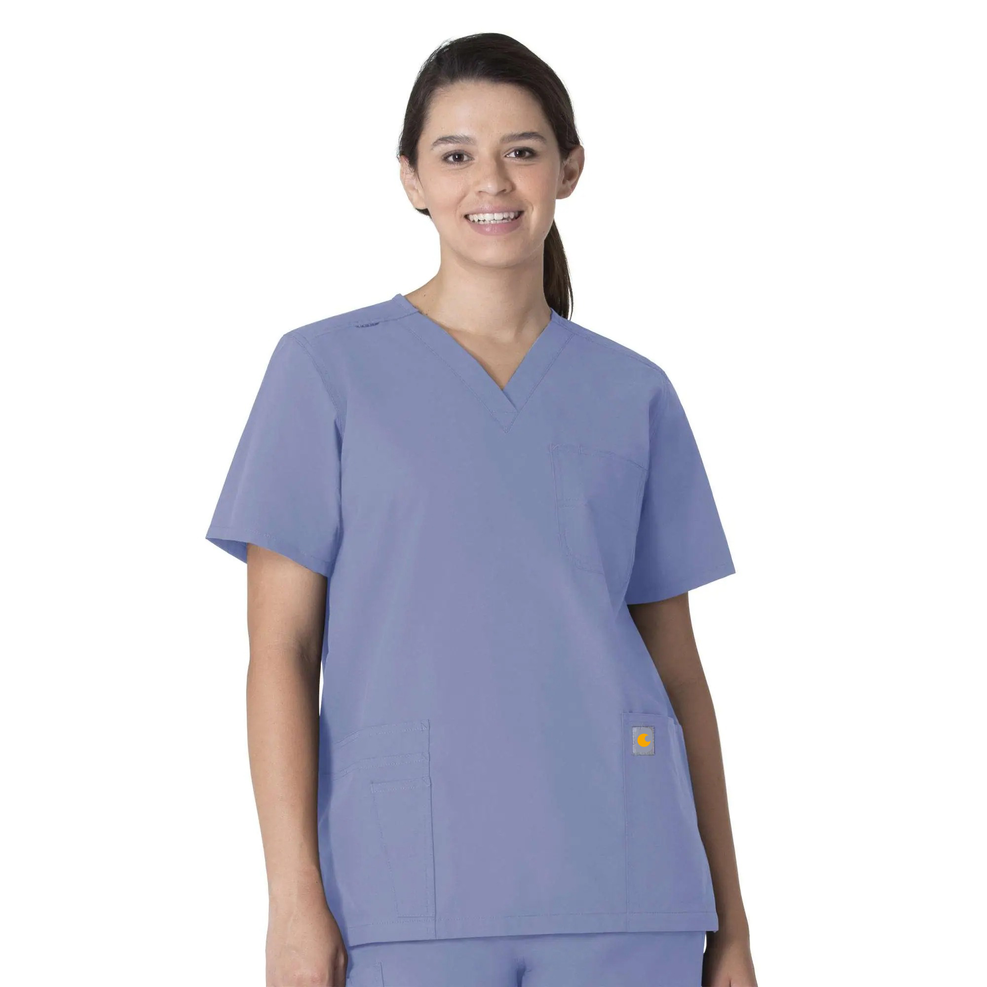 Unisex Force Essentials V-Neck 6-Pocket Scrub Top