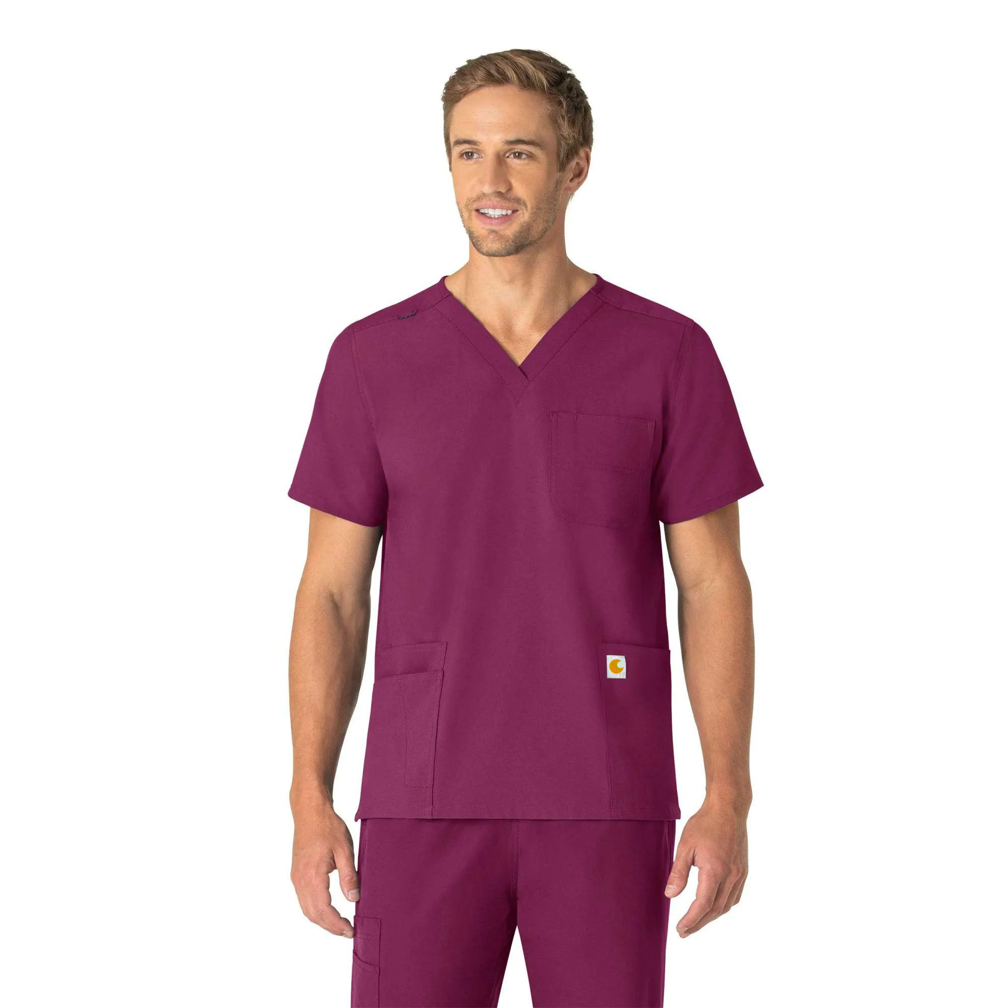 Unisex Force Essentials V-Neck 6-Pocket Scrub Top