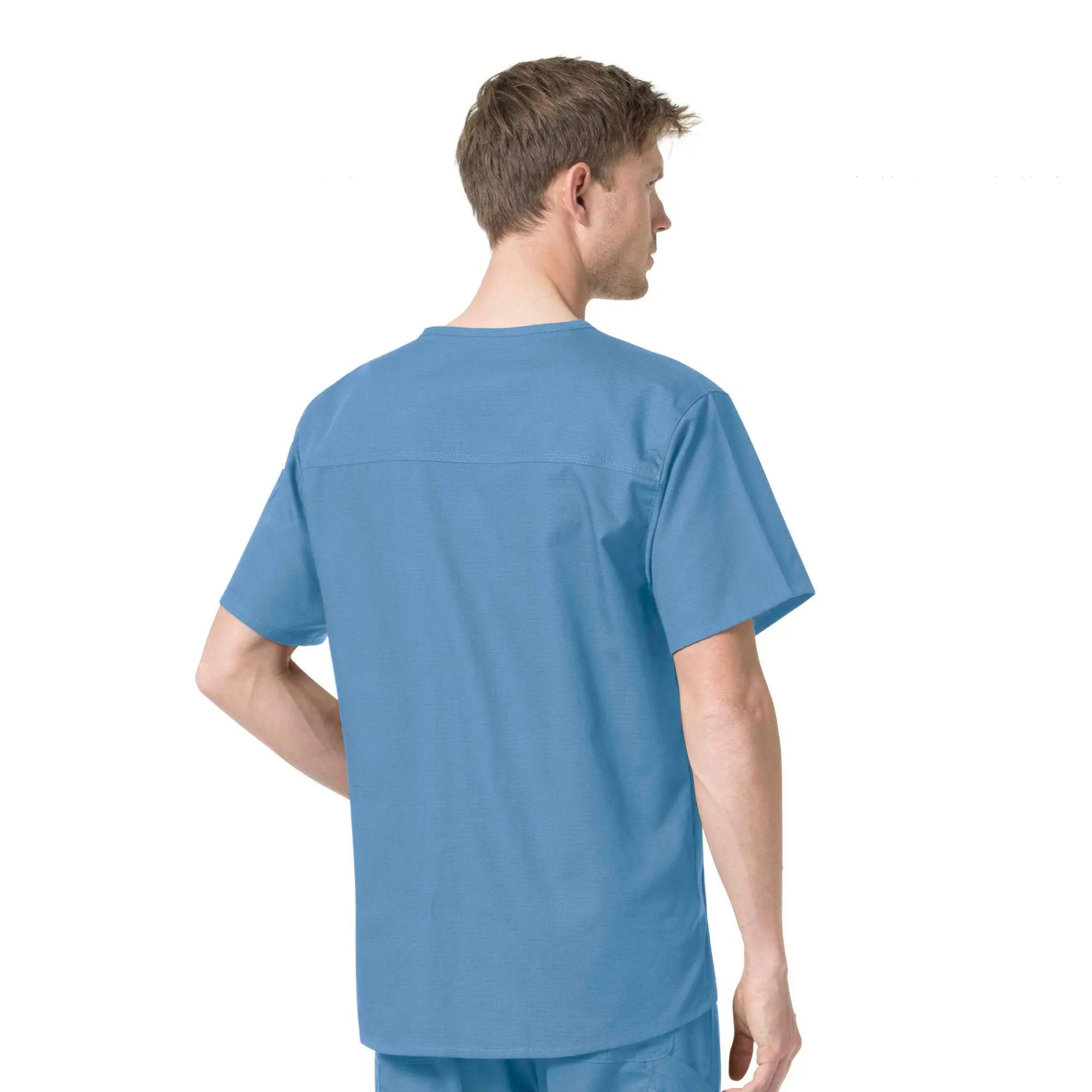 Rugged Flex Ripstop Chest Pocket Scrub Top