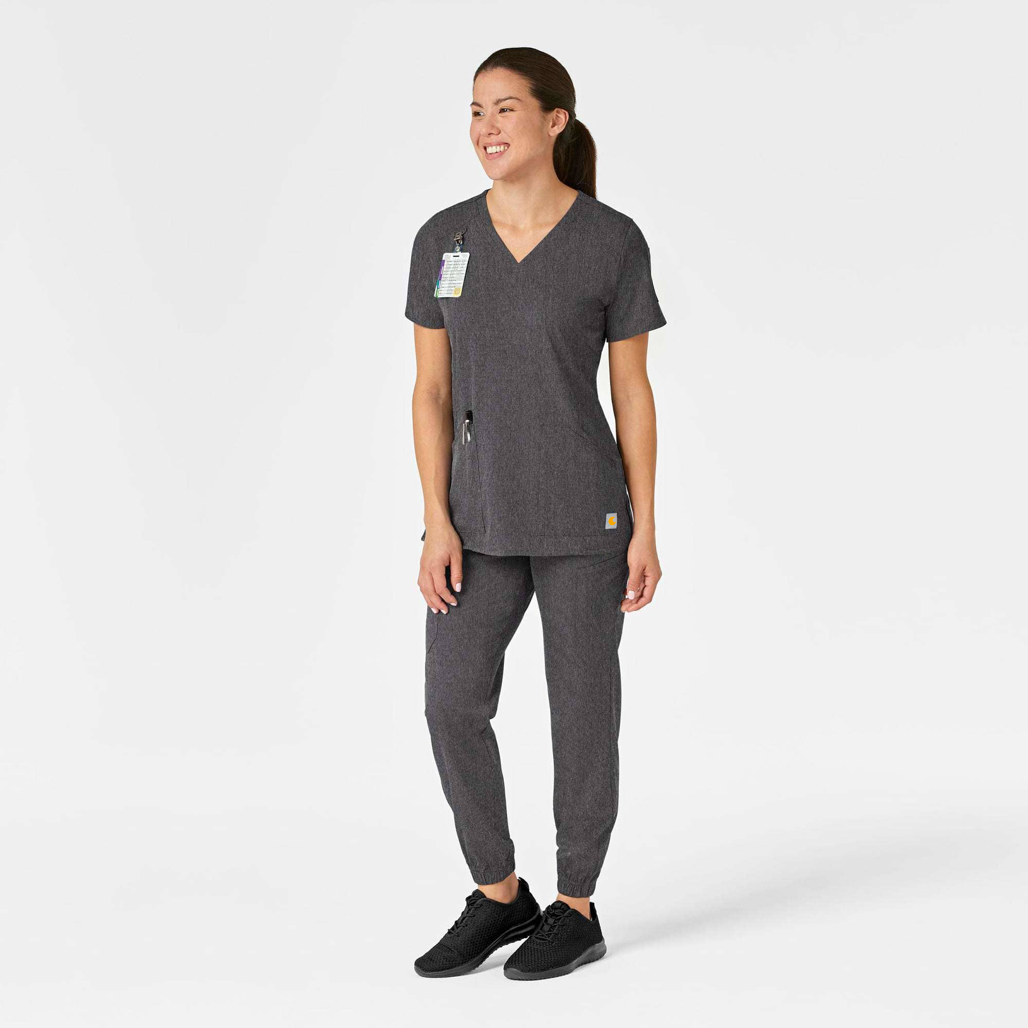 Women's Force Liberty Twill V-Neck Scrub Top