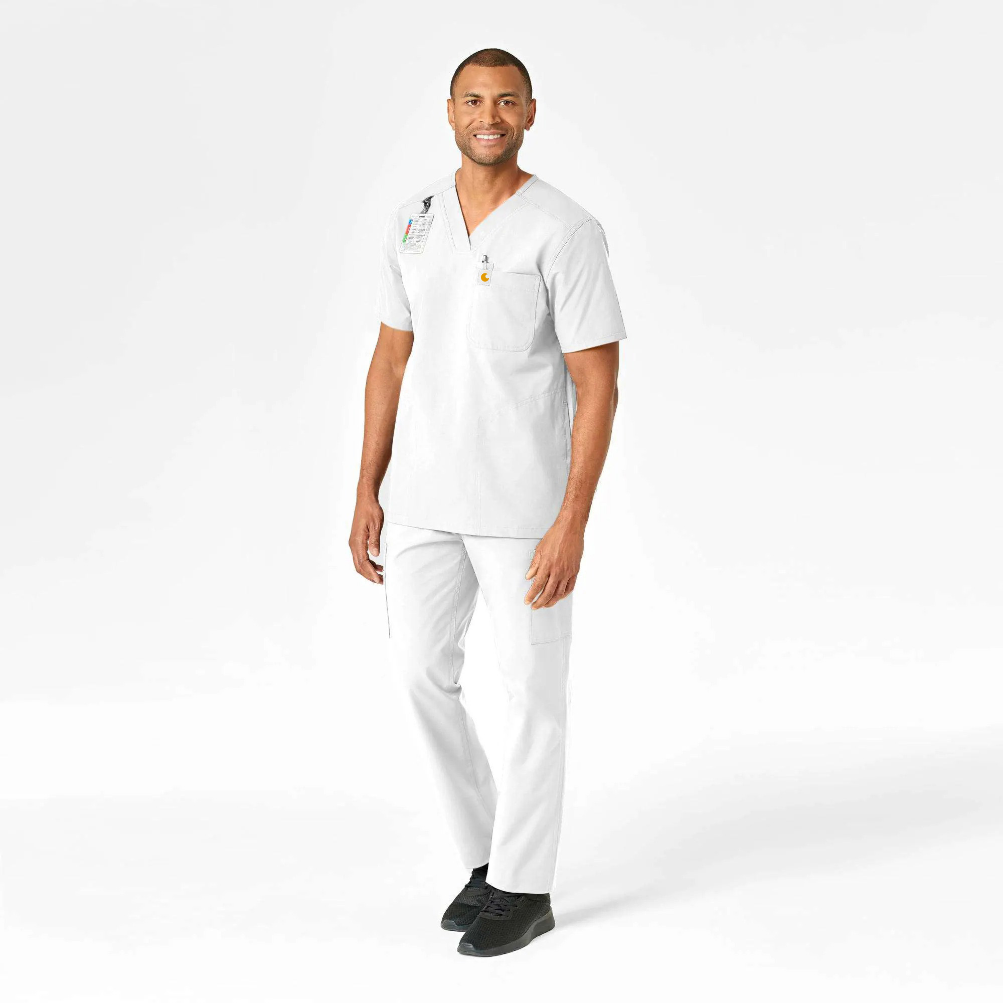 Force Essentials V-Neck Shirttail Scrub Top