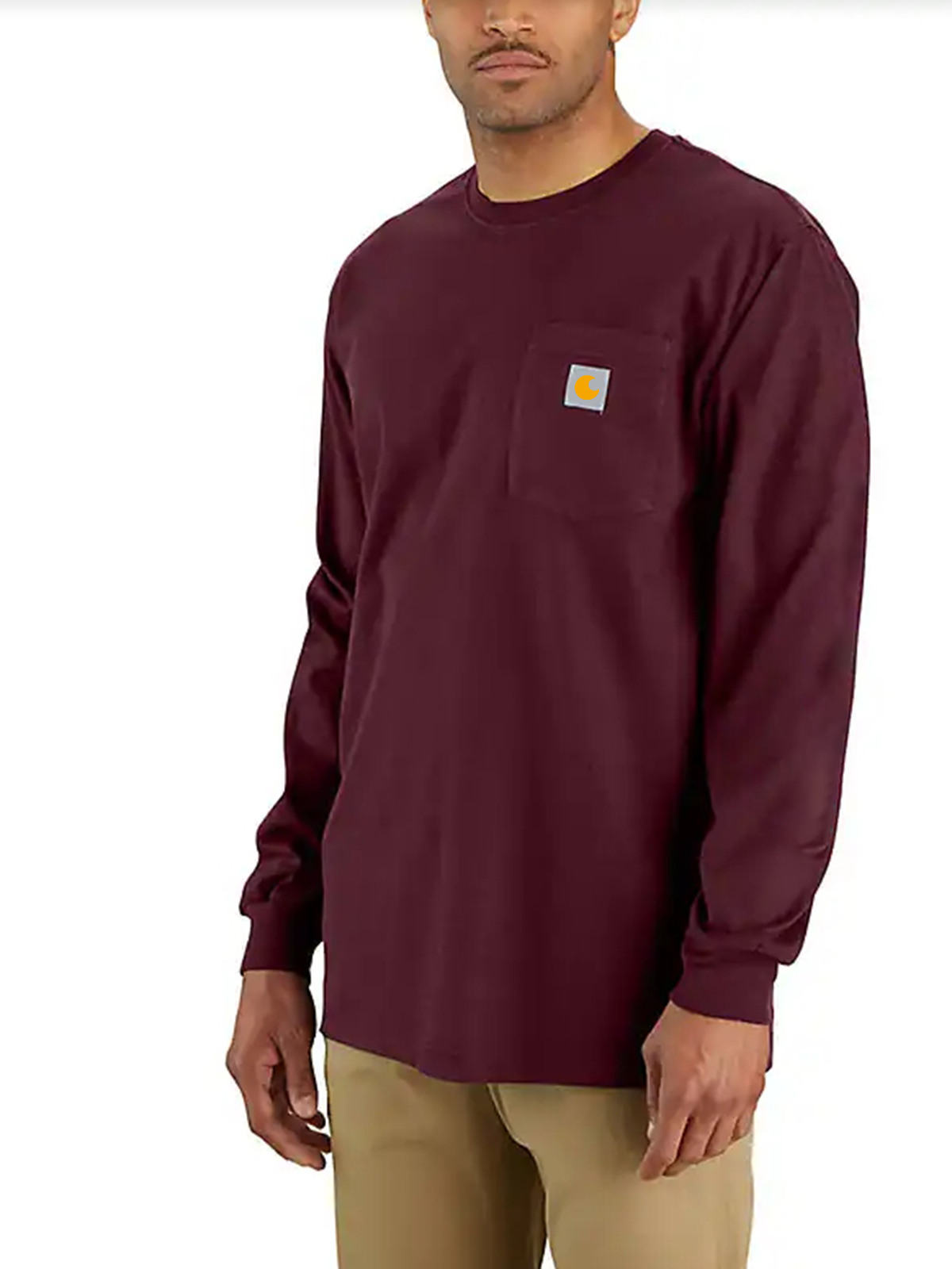 Flame Resistant Carhartt Force Loose Fit Midweight Long-Sleeve Logo Graphic T-Shirt