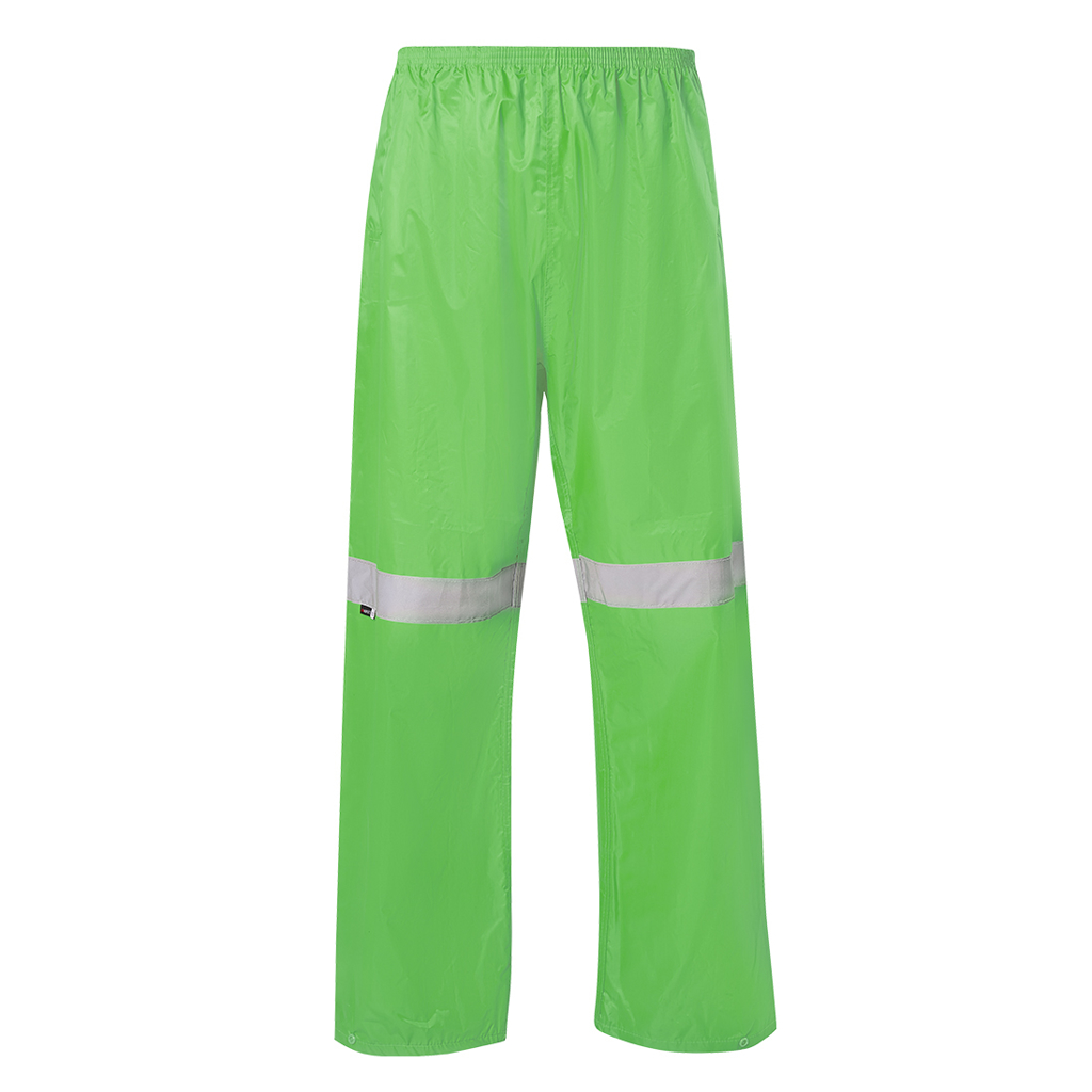 High Viz Rain Trousers with Reflective Tape