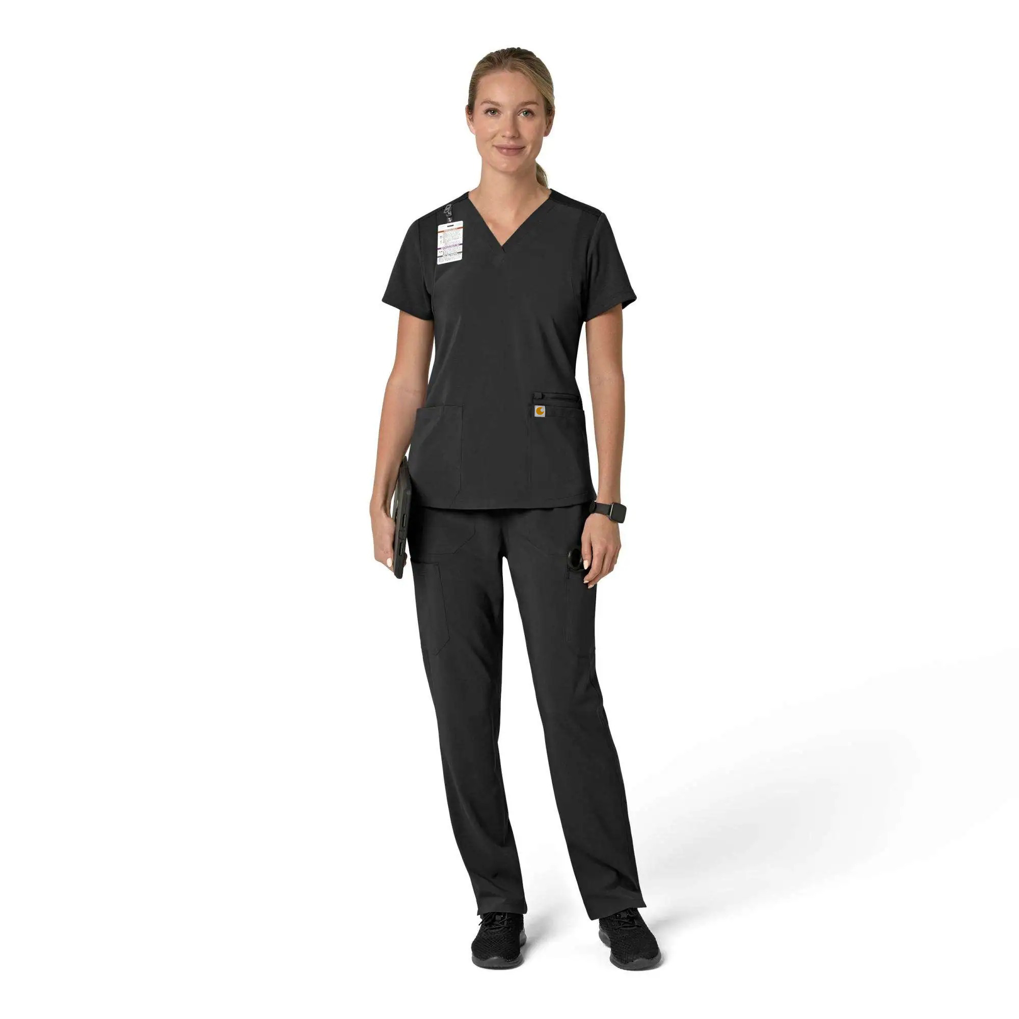 Women's Force Cross-Flex Flex Panel V-Neck Scrub Top