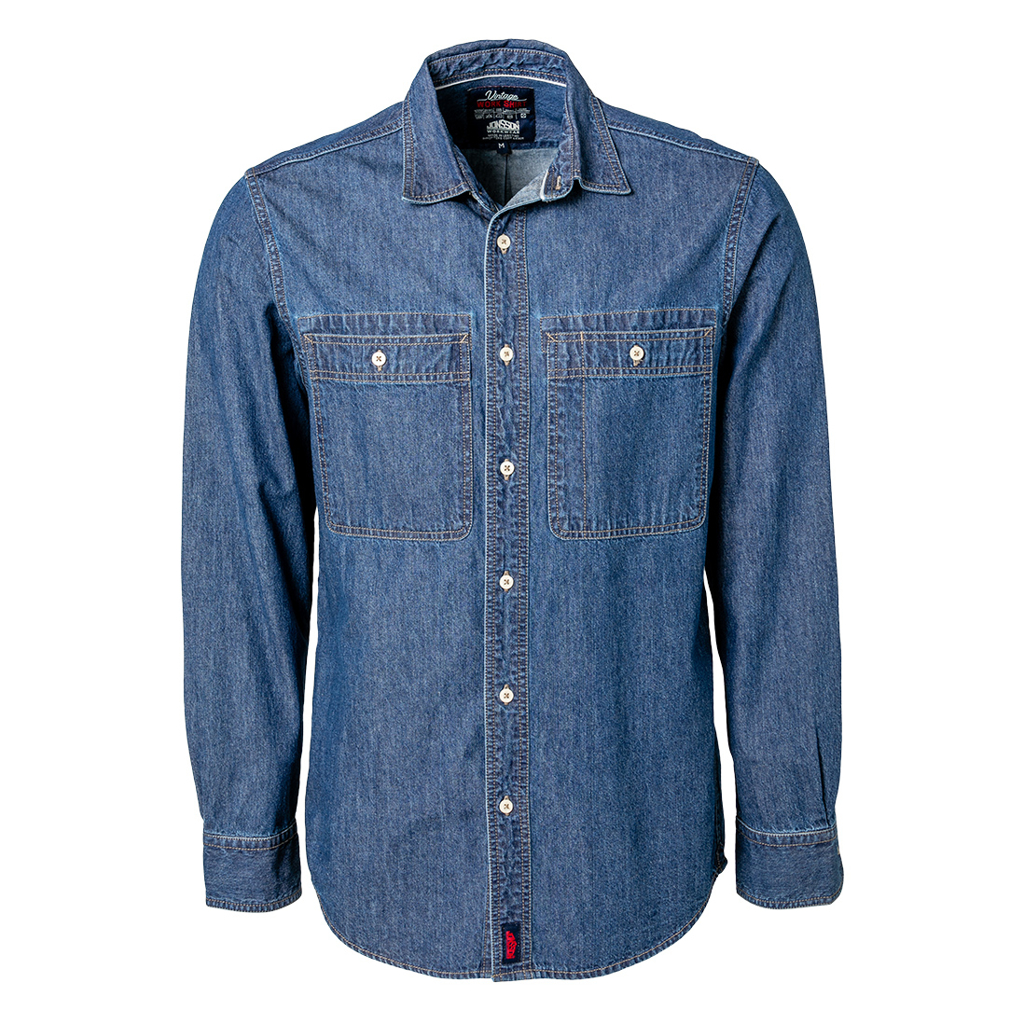 Vintage Denim Work Shirt