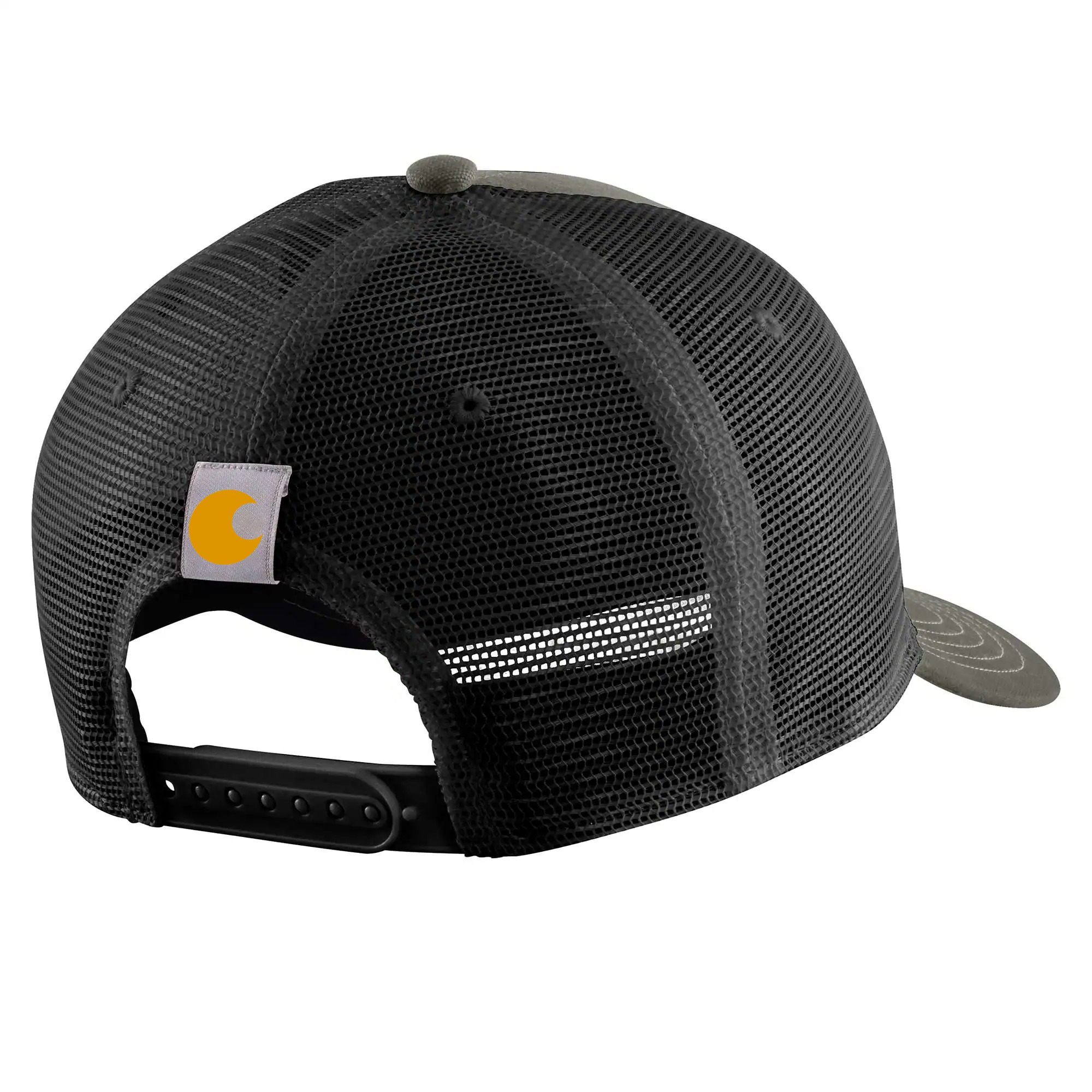 Montana Canvas Mesh-Back Longhorn Patch Cap