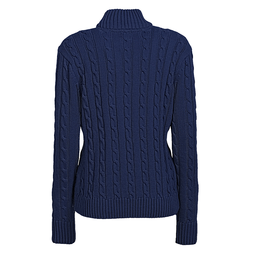 Women's Cable Knit Button Up Jersey