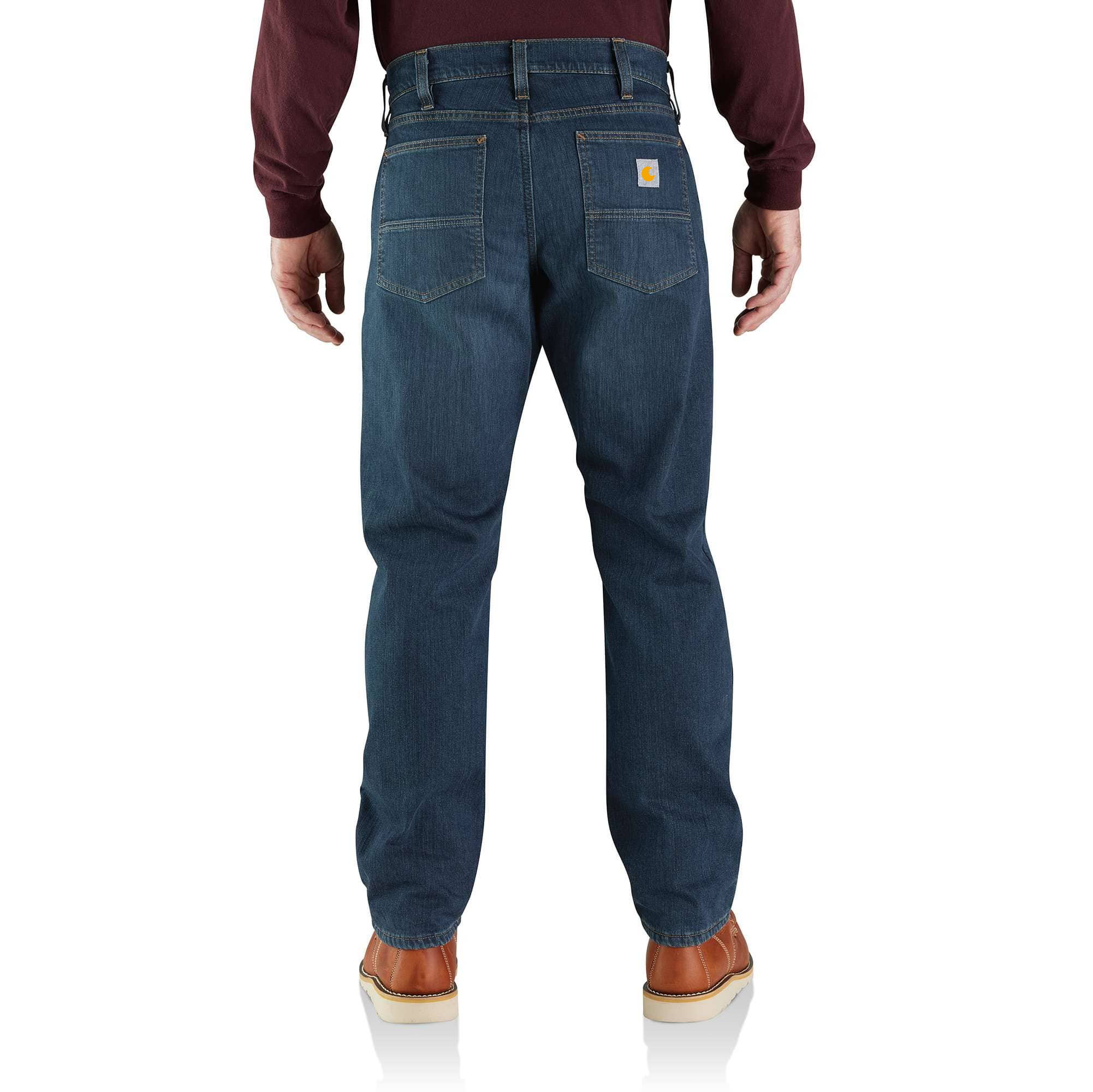 Rugged Flex Relaxed Fit Fleece-Lined 5-Pocket Jean